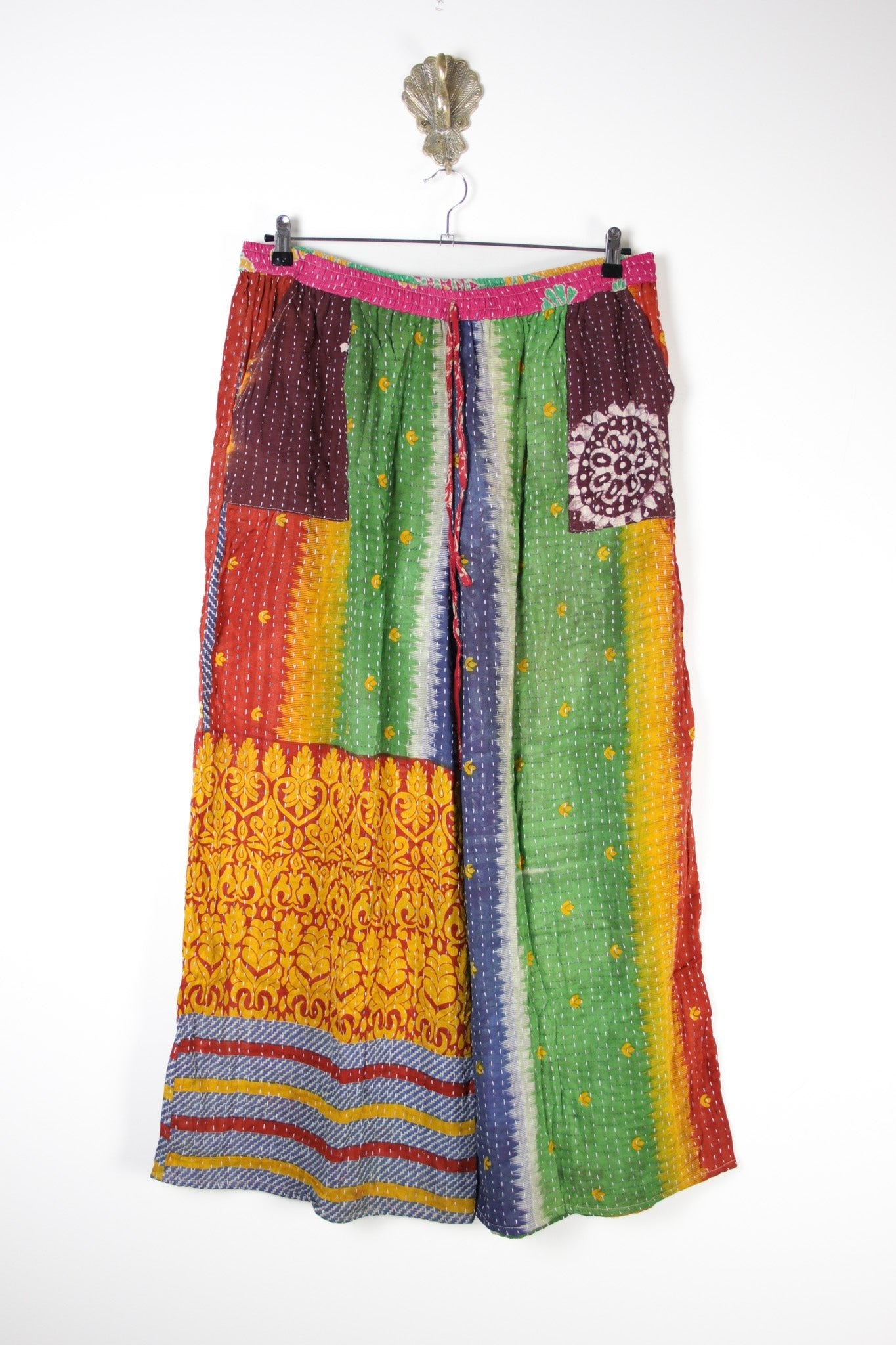 Kantha Lounge Pants 3XL (18155) LoungePants3XLRenewVintage181551 Renew Bohemian Pty Ltd
