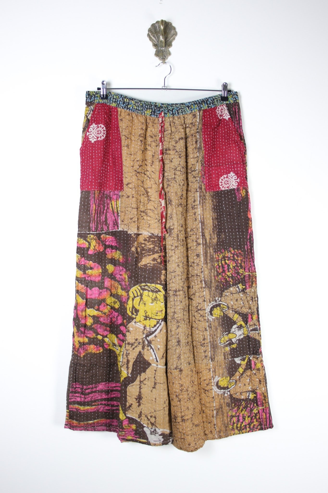 Kantha Lounge Pants 3XL (18159) LoungePants3XLRenewVintage181591 Renew Bohemian Pty Ltd