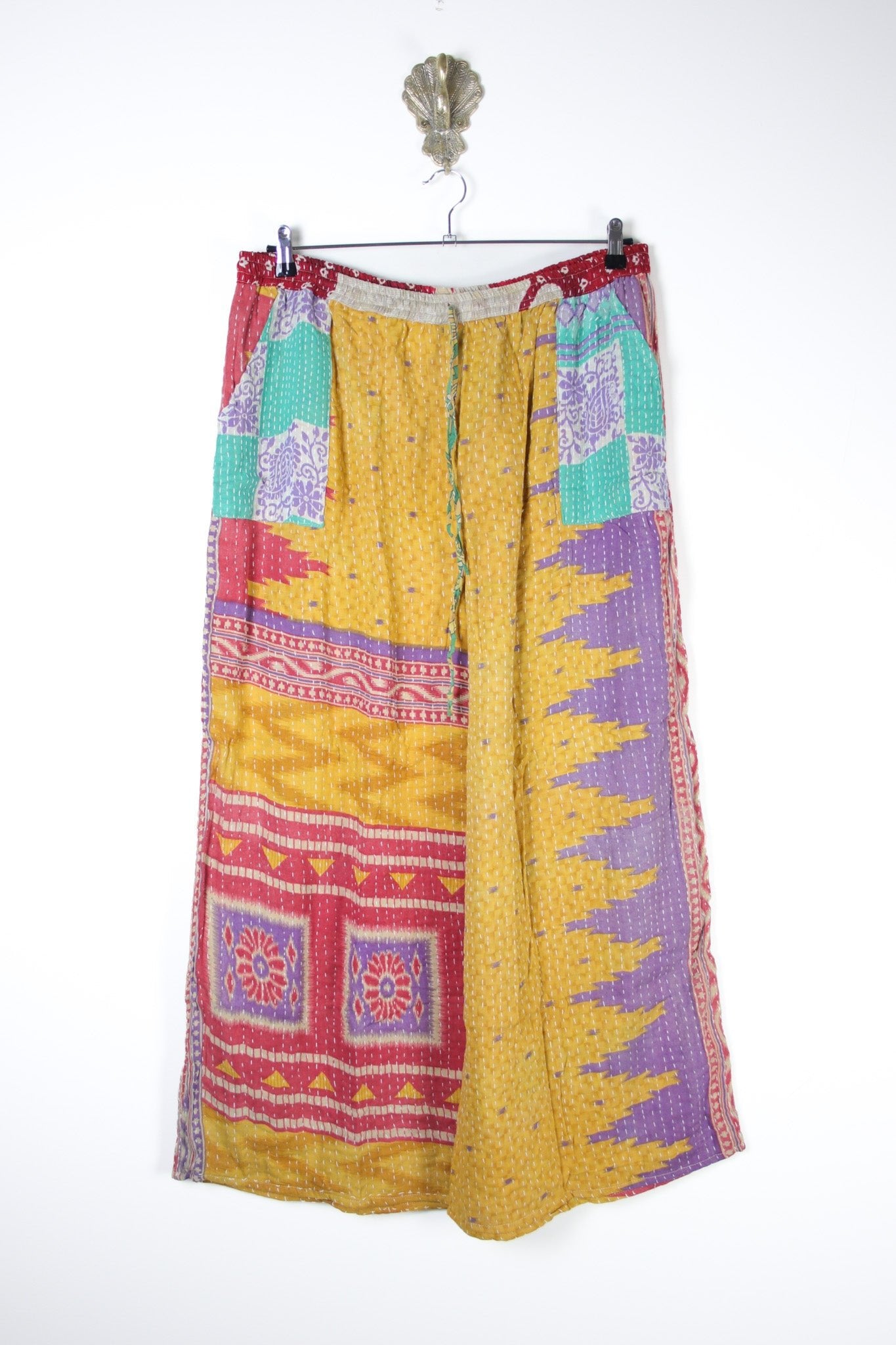 Kantha Lounge Pants 3XL (18160) LoungePants3XLRenewVintage181601 Renew Bohemian Pty Ltd