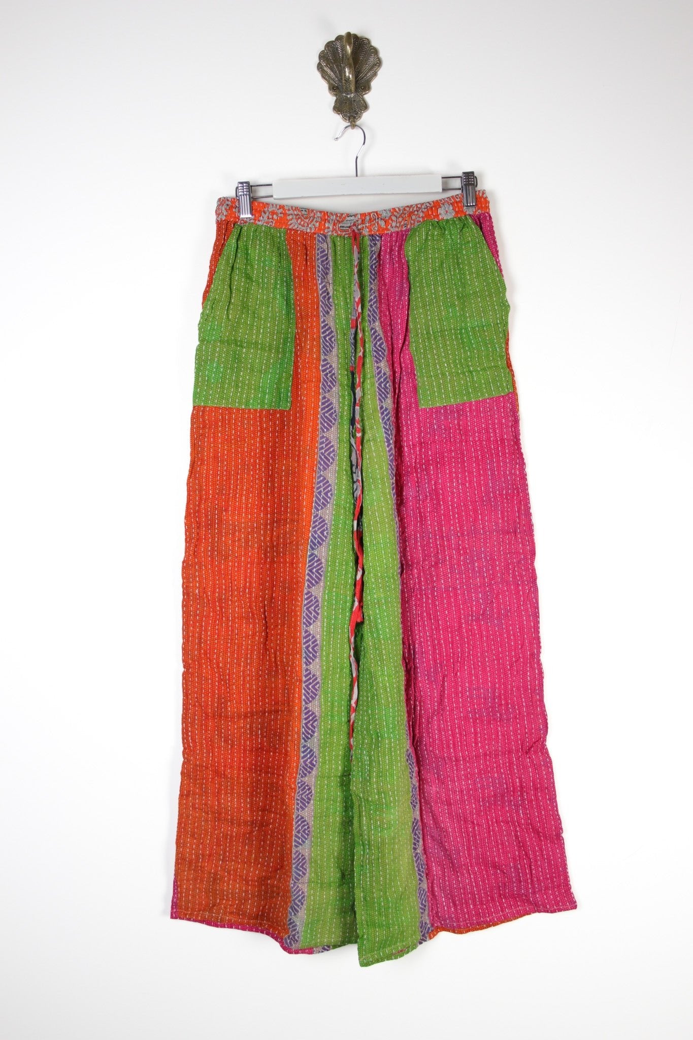 Kantha Lounge Pants L (15890) LoungePantsLRenewVintage158901 Renew Bohemian Pty Ltd