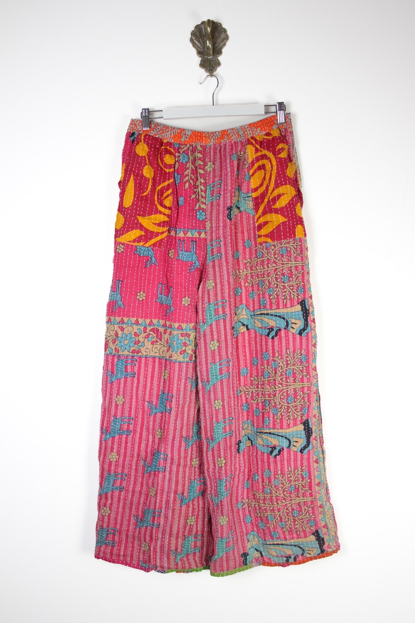 Kantha Lounge Pants L (15890) LoungePantsLRenewVintage158903 Renew Bohemian Pty Ltd