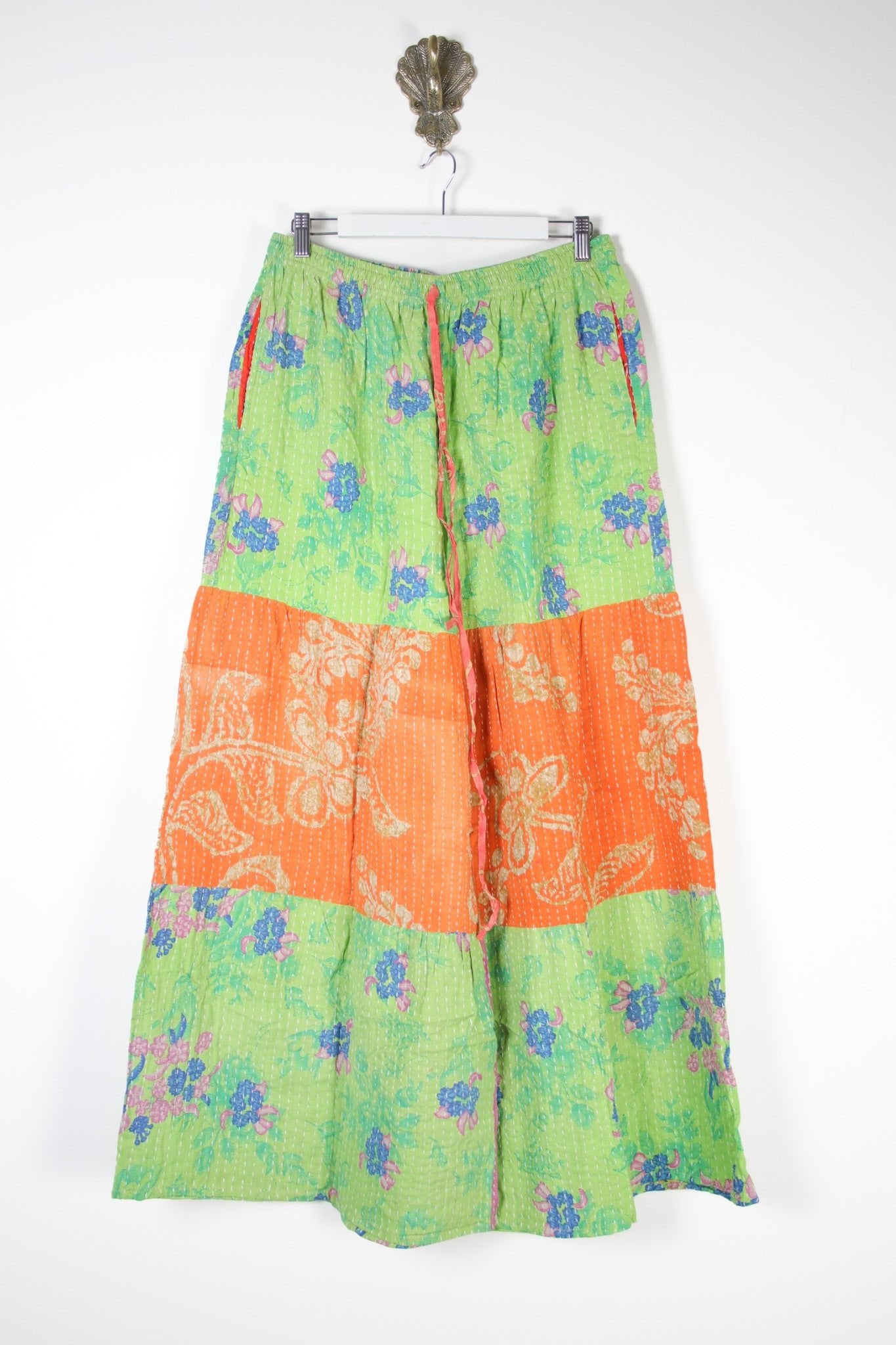 Mahi Kantha Pants L (13925) MahiPantsLRenewVintage139251 Renew Bohemian Pty Ltd