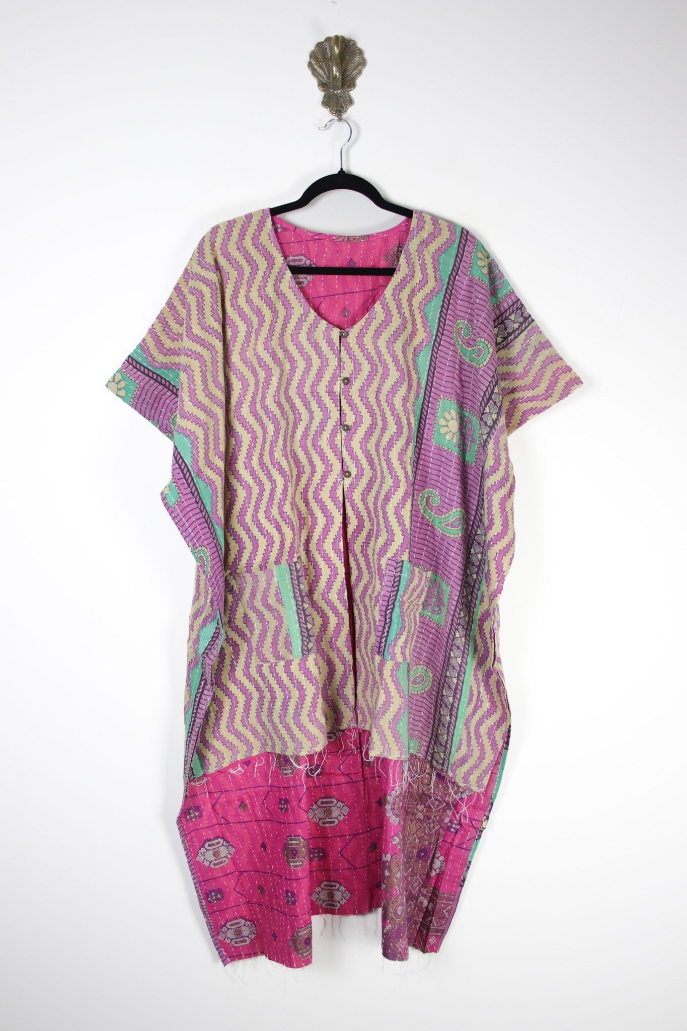 Mantra Kantha Tunic (20307) MantraTunicRenewBohemian203071 Renew Bohemian Pty Ltd