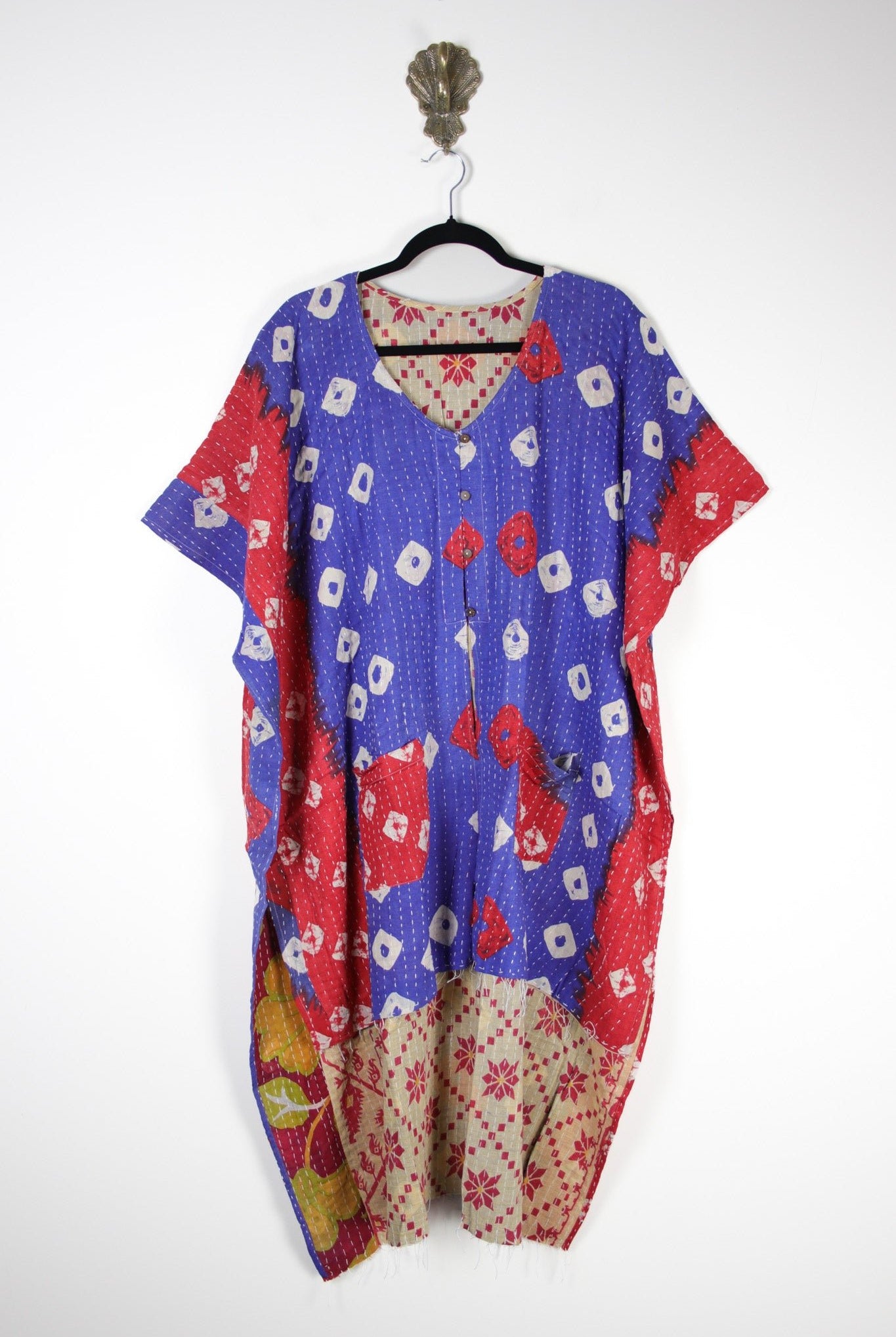 Mantra Kantha Tunic (20311) MantraTunicRenewBohemian203111 Renew Bohemian Pty Ltd