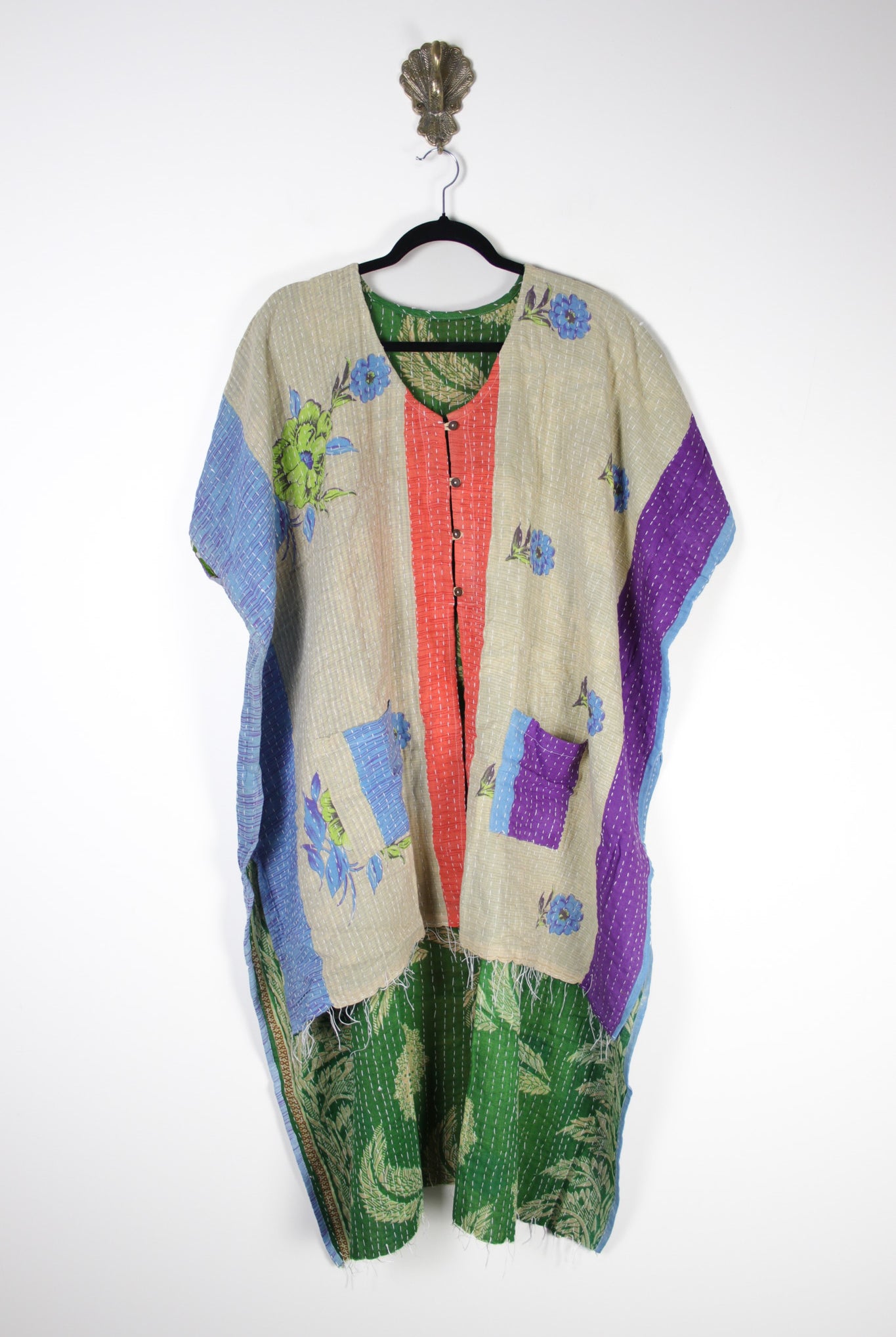 Mantra Kantha Tunic (20325) MantraTunicRenewBohemian203251 Renew Bohemian Pty Ltd
