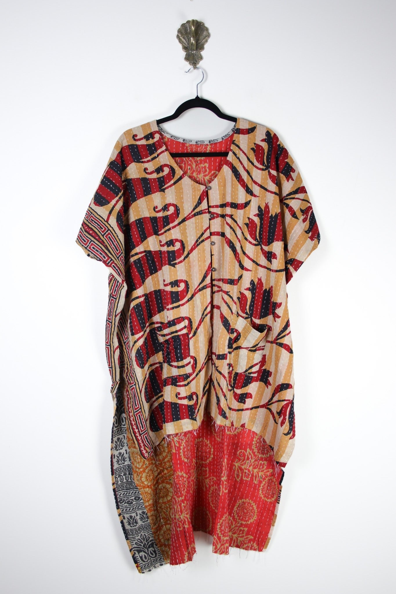 Mantra Kantha Tunic (20326) MantraTunicRenewBohemian203261 Renew Bohemian Pty Ltd