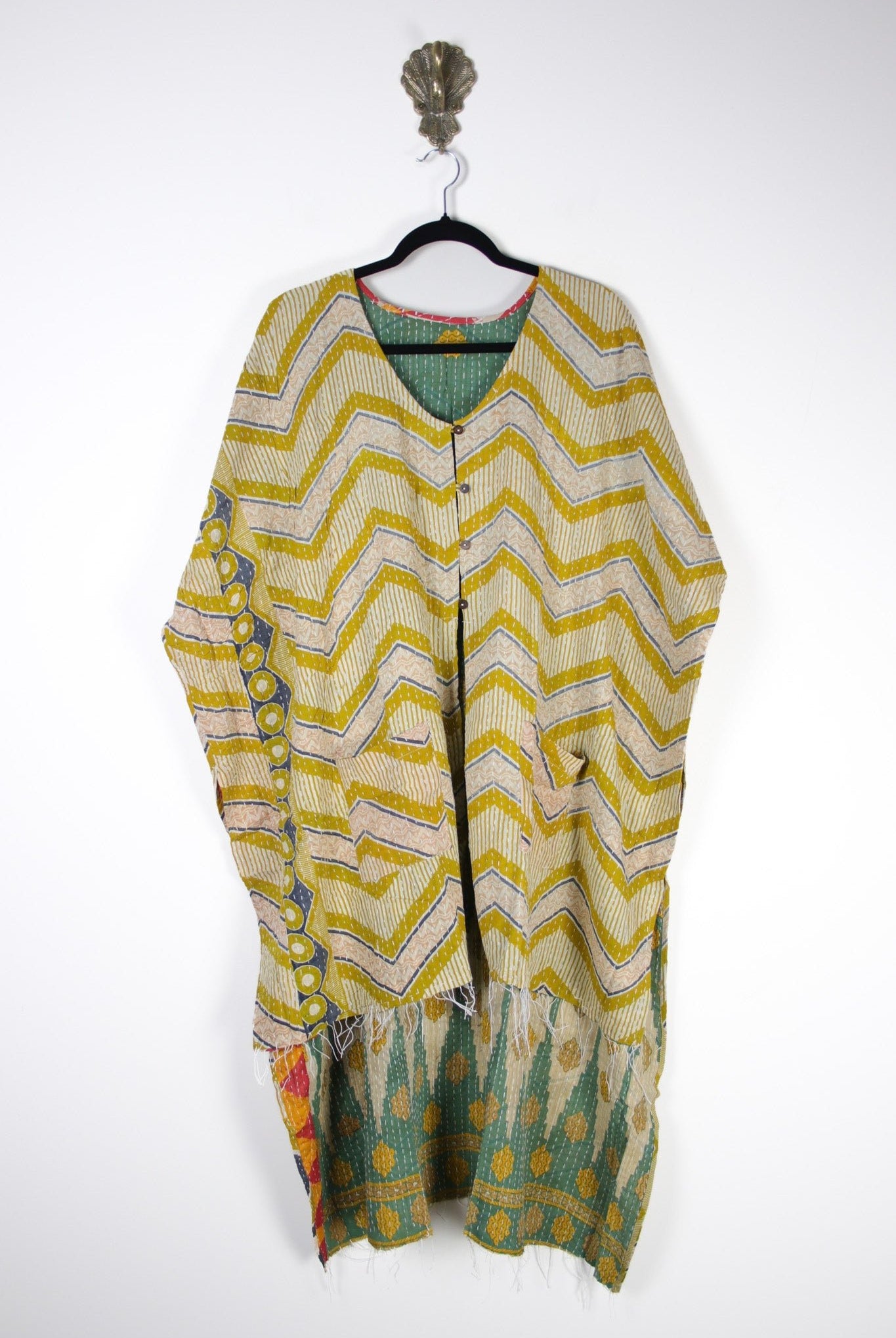 Mantra Kantha Tunic (20332) MantraTunicRenewBohemian203321 Renew Bohemian Pty Ltd