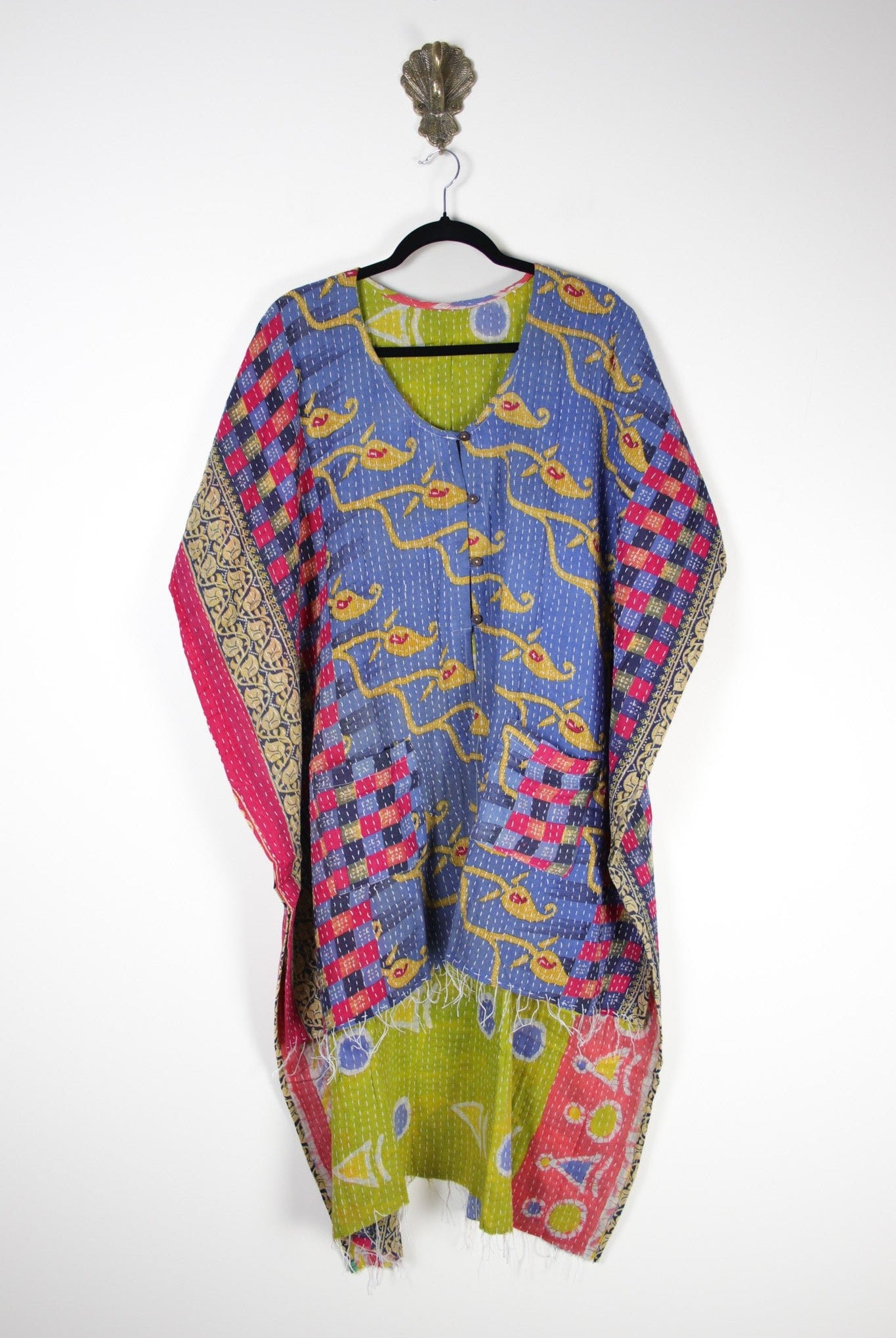 Mantra Kantha Tunic (20335) MantraTunicRenewBohemian203351 Renew Bohemian Pty Ltd