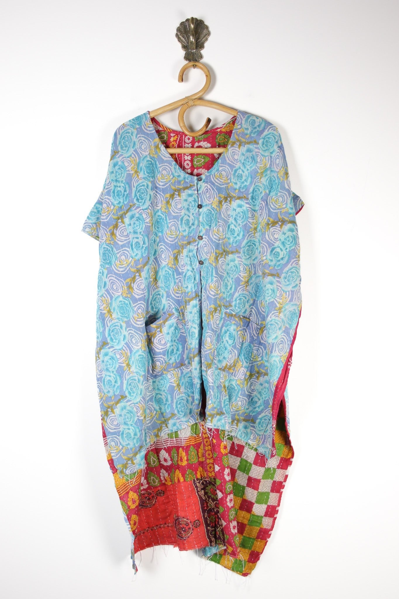 Mantra Kantha Tunic (13131) MantraTunicsRenewVintage131311 Renew Bohemian Pty Ltd