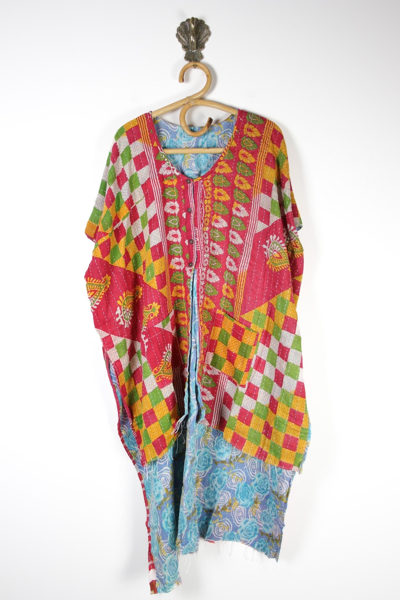 Mantra Kantha Tunic (13131) MantraTunicsRenewVintage131313 Renew Bohemian Pty Ltd