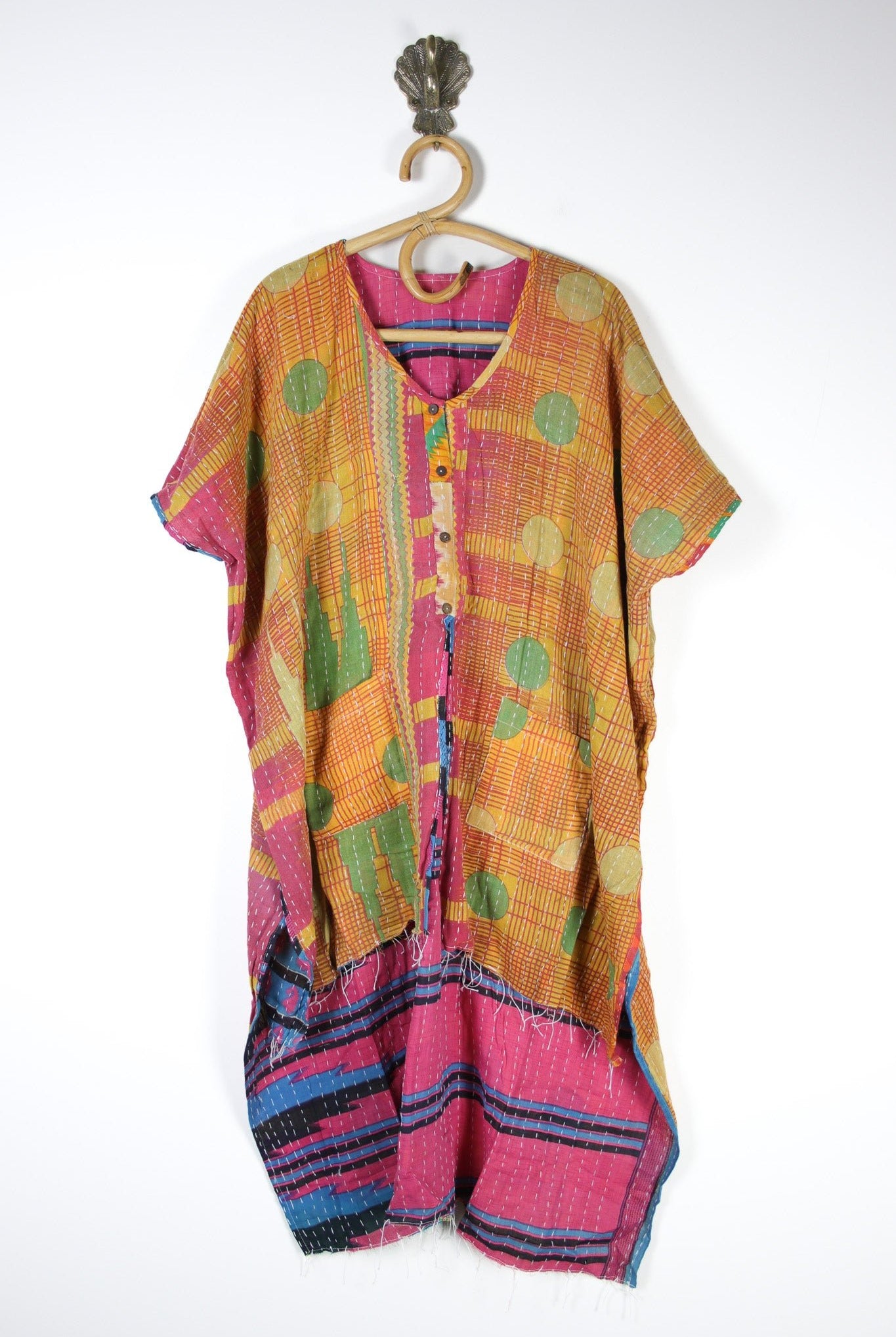 Mantra Kantha Tunic (13132) MantraTunicsRenewVintage131323 Renew Bohemian Pty Ltd