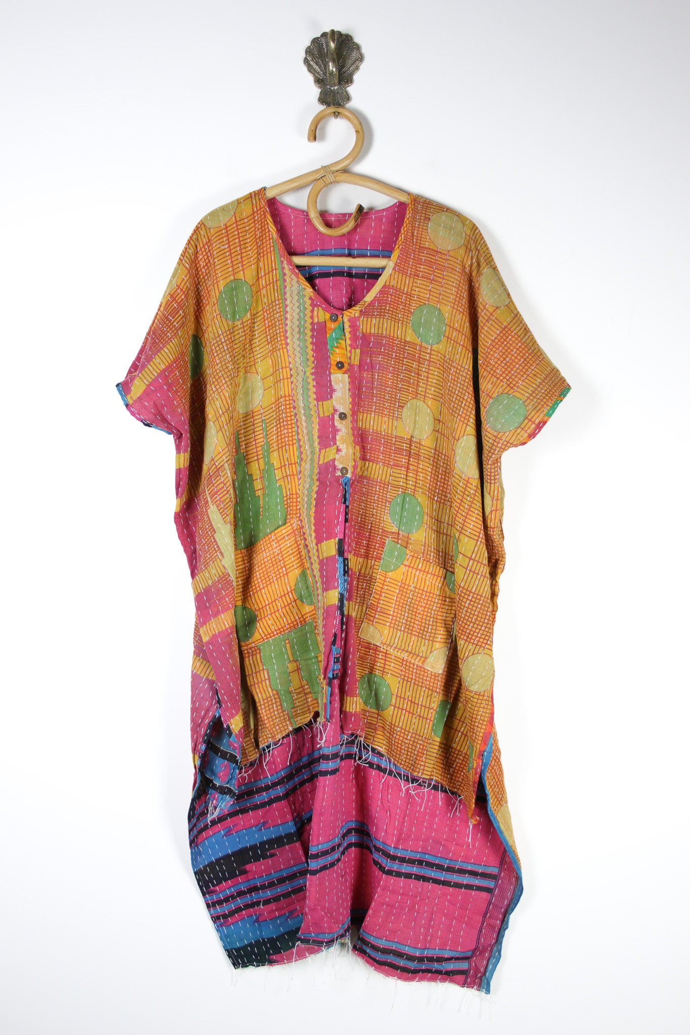 Mantra Kantha Tunic (13132) MantraTunicsRenewVintage131323 Renew Bohemian Pty Ltd