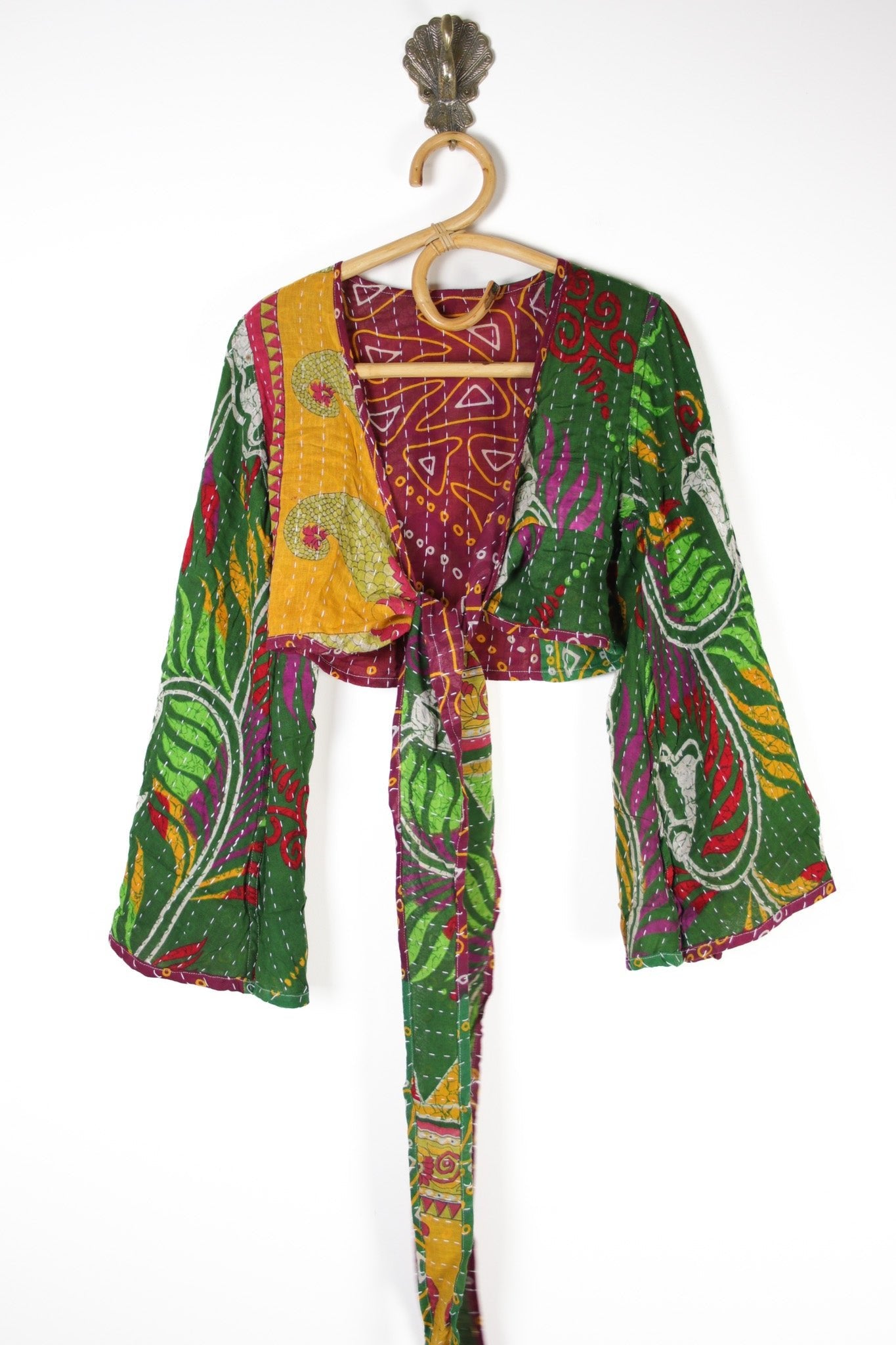 Maverick Wrap Top S (11660) MaverickTopSRenewVintage116603 Renew Bohemian Pty Ltd