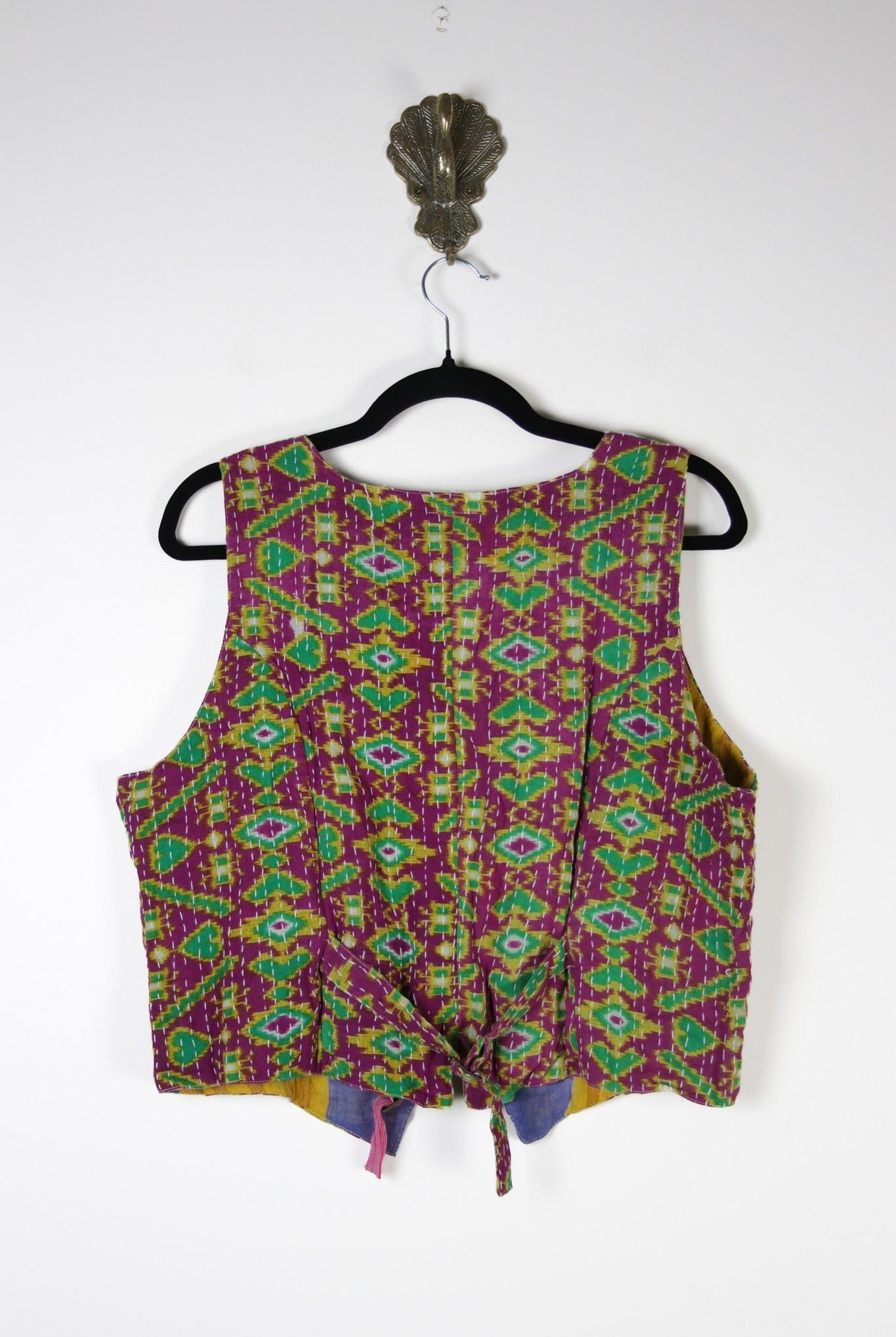 Moksha Kantha Vest L (17406) MokshaVestLRenewVintage174062 Renew Bohemian Pty Ltd