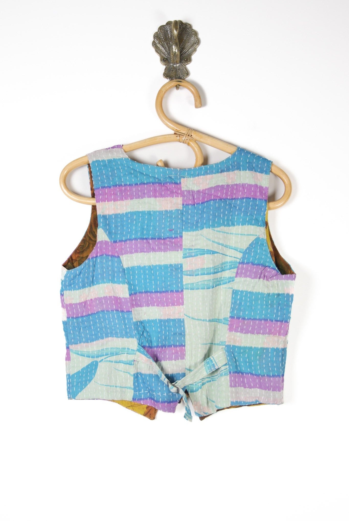 Moksha Kantha Vest S (10149) MokshaVestSRenewVintage101492 Renew Bohemian Pty Ltd