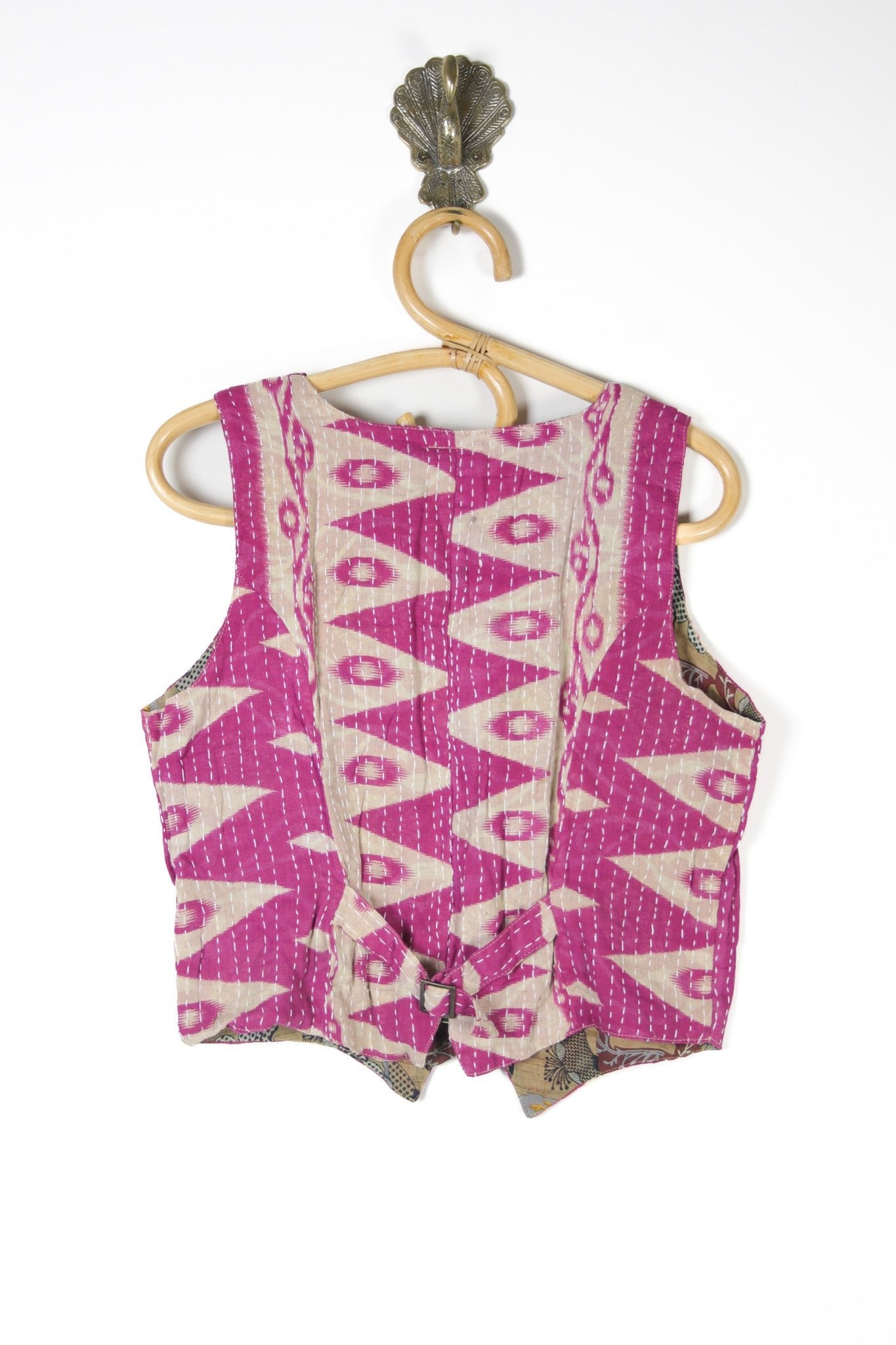 Moksha Kantha Vest S (10158) MokshaVestSRenewVintage101582 Renew Bohemian Pty Ltd