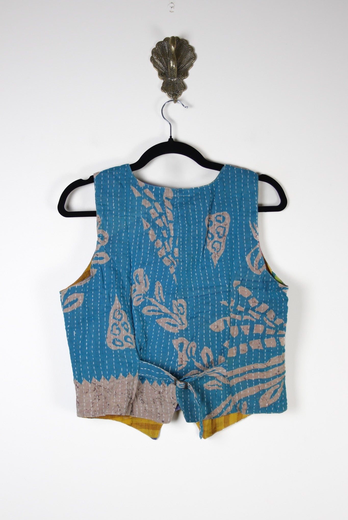 Moksha Kantha Vest S (17378) MokshaVestSRenewVintage173782 Renew Bohemian Pty Ltd