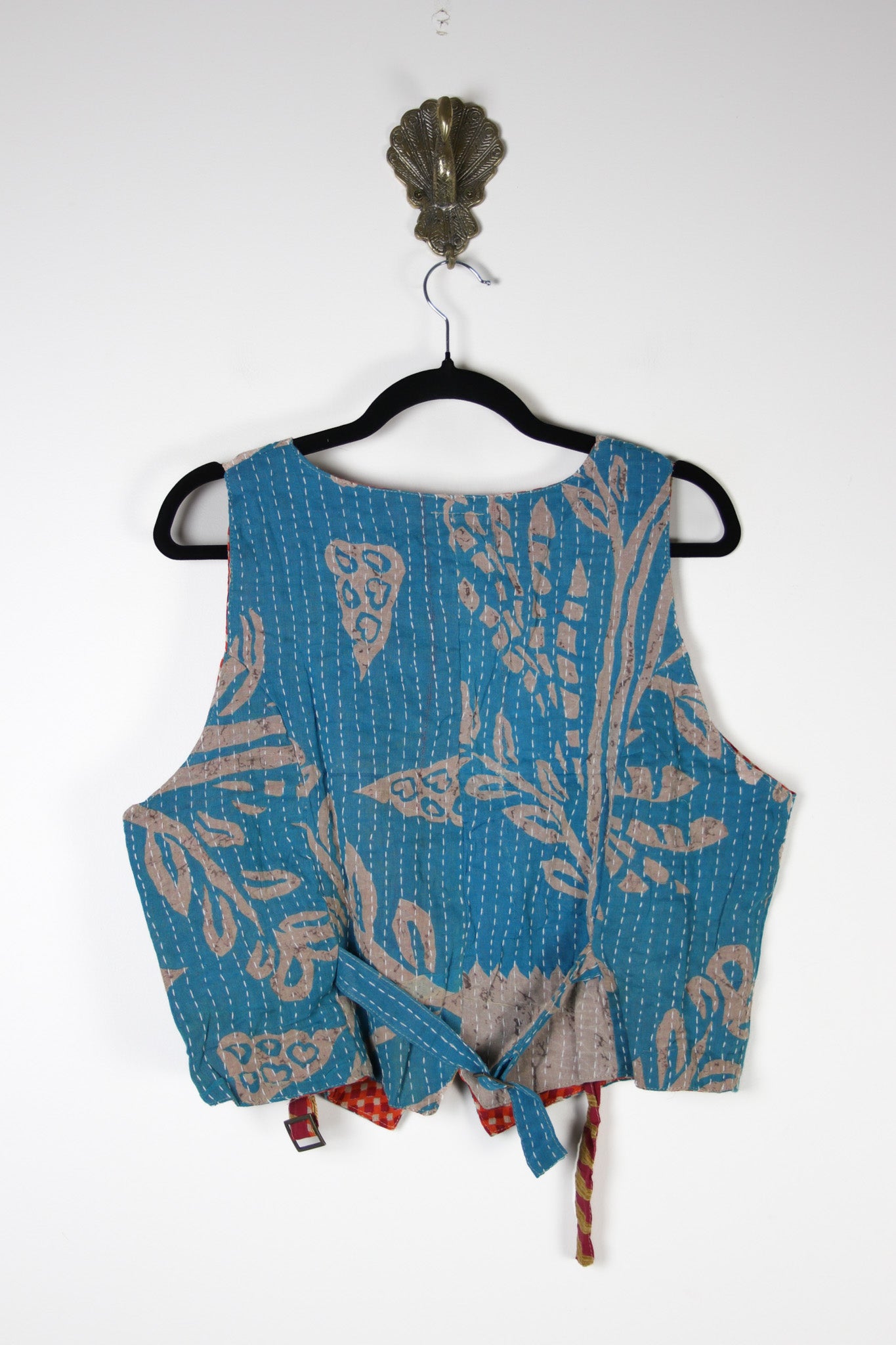 Moksha Kantha Vest XL (17407) MokshaVestXLRenewVintage174072 Renew Bohemian Pty Ltd