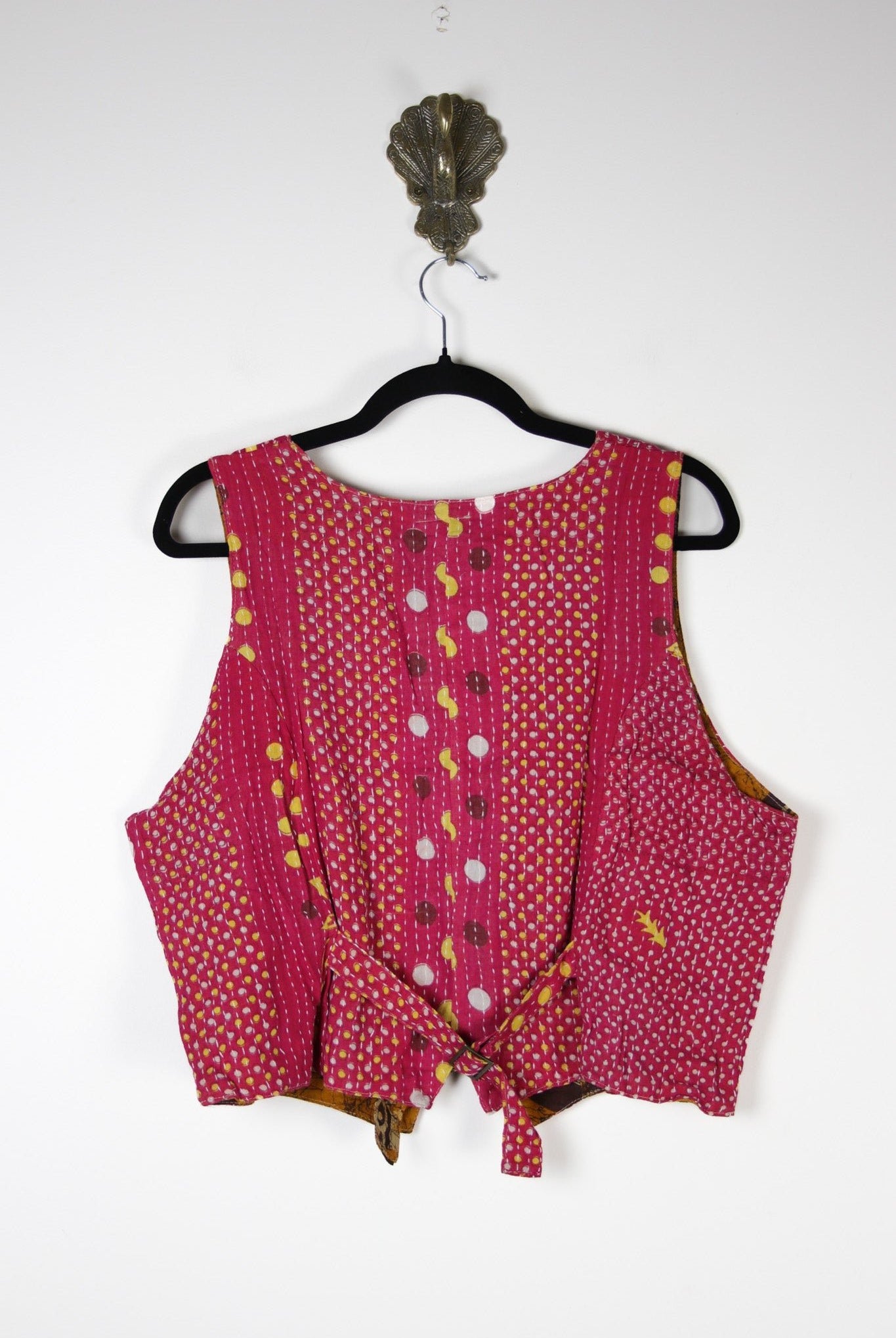 Moksha Kantha Vest XL (17410) MokshaVestXLRenewVintage174102 Renew Bohemian Pty Ltd