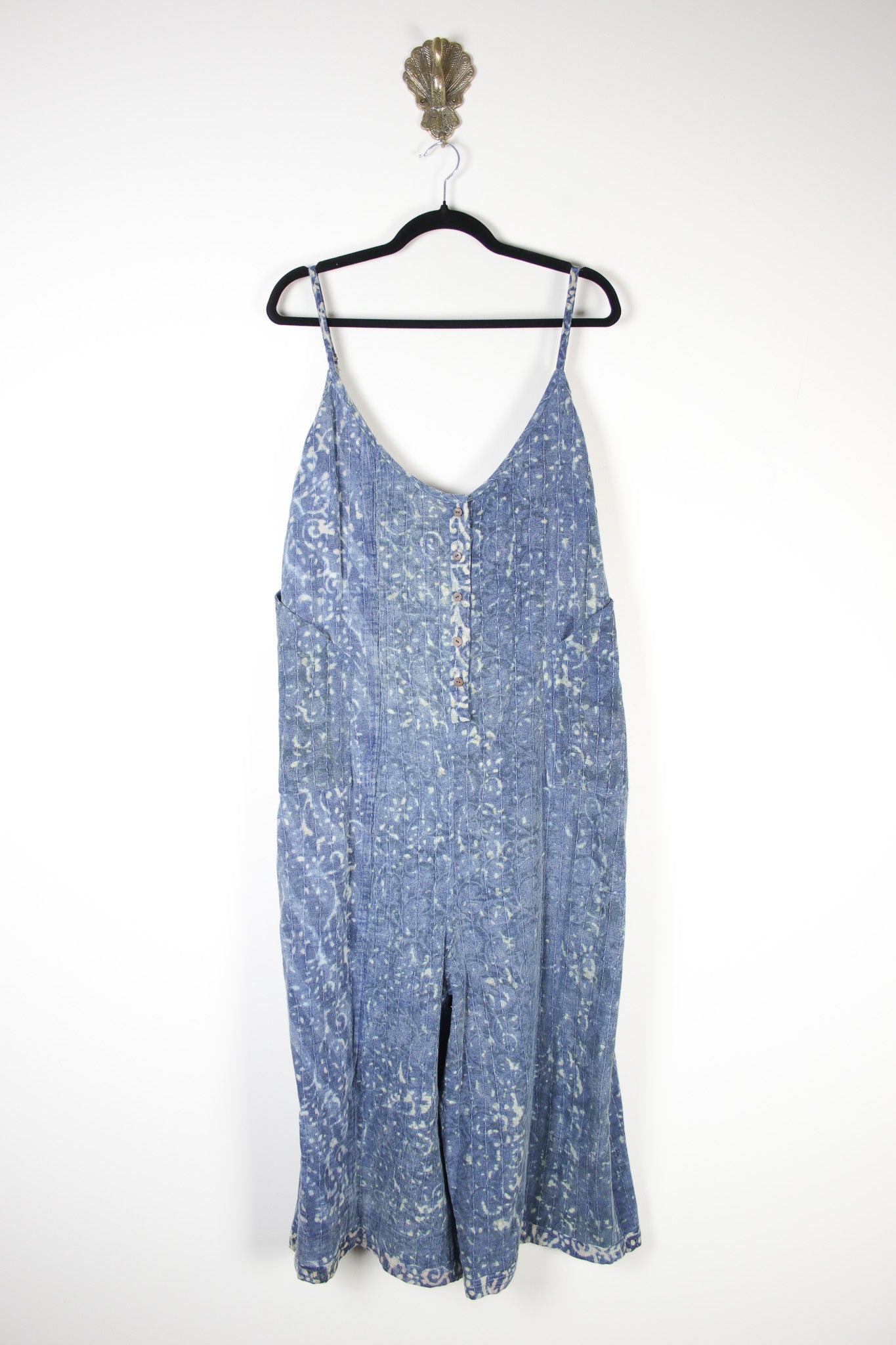 Stonewash Kantha Jumpsuit - Monsoon Monsoon_Stonewash_Kantha_Jumpsuit_RenewVintage2 Renew Bohemian Pty Ltd