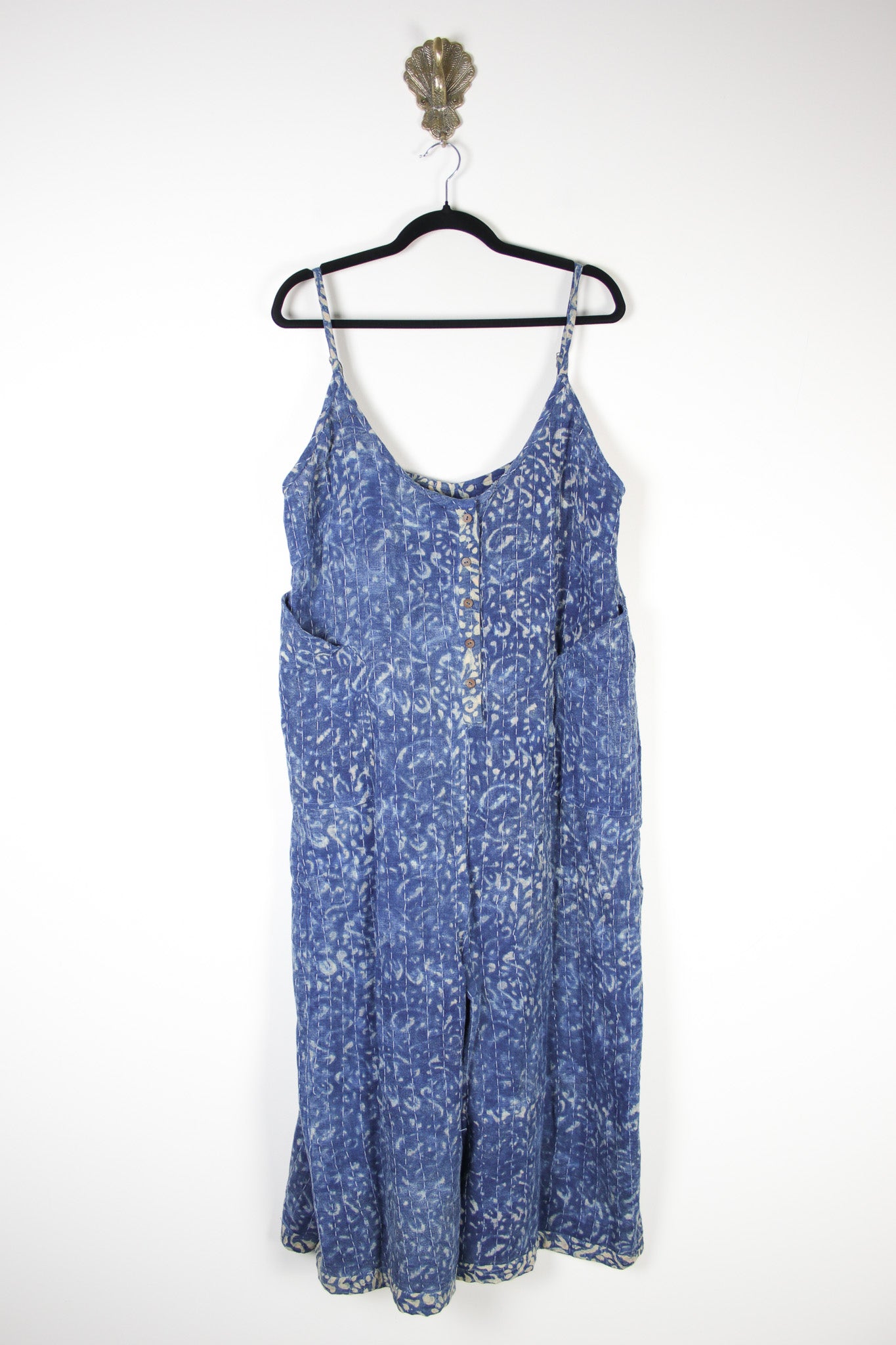 Stonewash Kantha Jumpsuit - Paisley PaisleyStonewashKanthaJumpsuitRenewVintage2 Renew Bohemian Pty Ltd