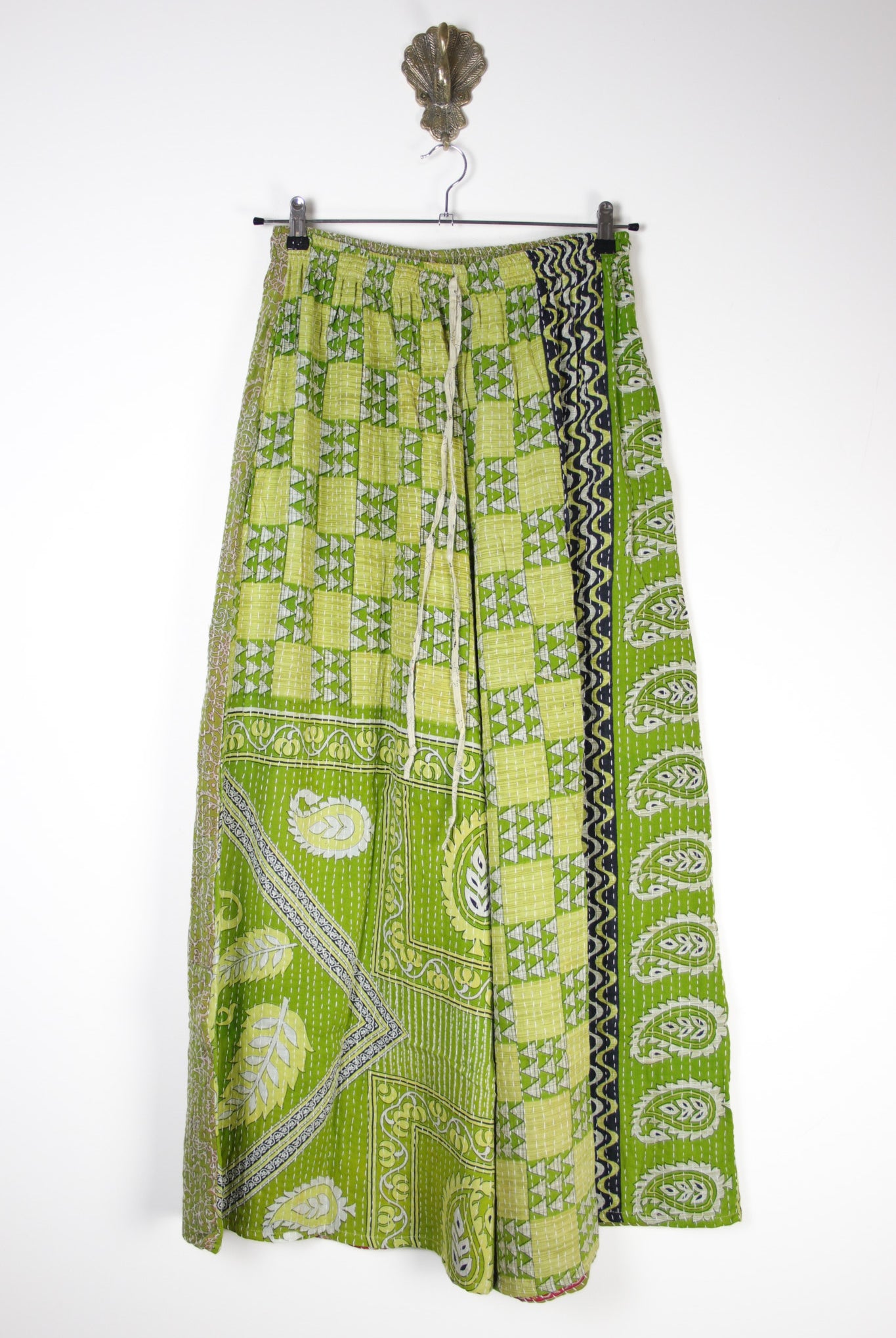 Kantha Palazzo Pants L (20867) PalazzoPantsLRenewBohemian208671 Renew Bohemian Pty Ltd