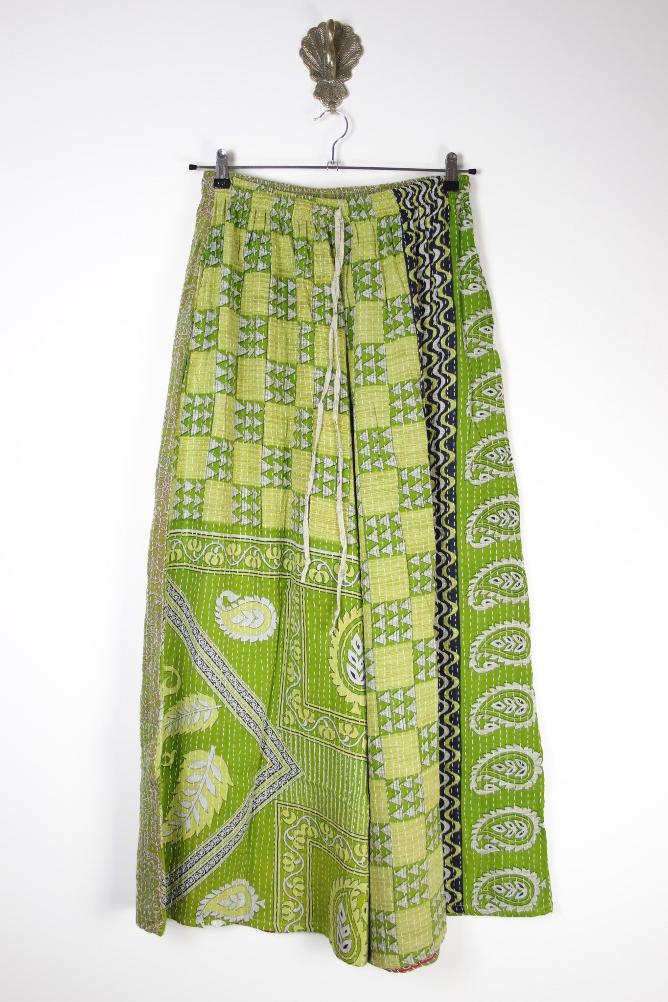 Kantha Palazzo Pants L (20867) PalazzoPantsLRenewBohemian208671 Renew Bohemian Pty Ltd