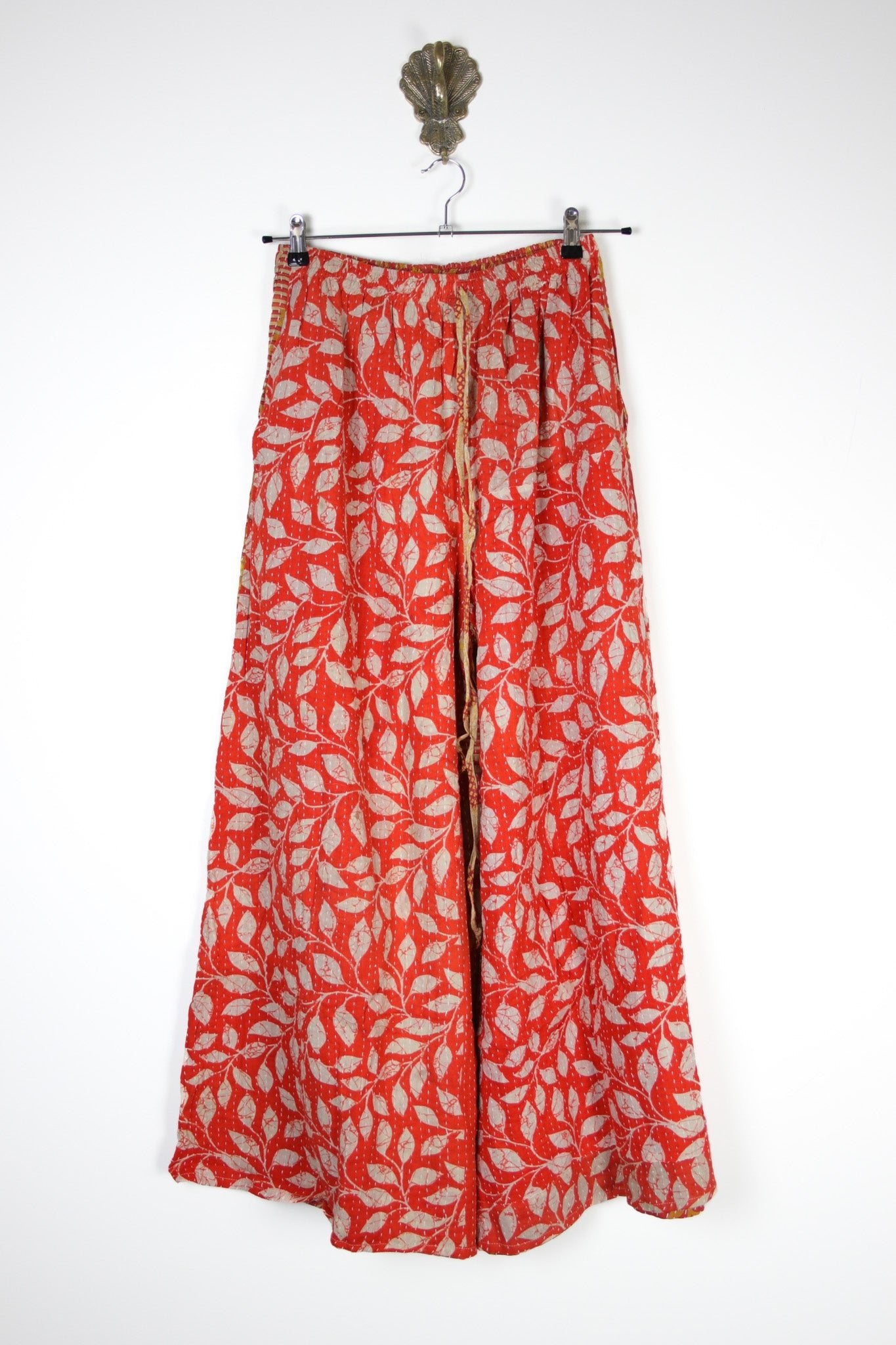 Kantha Palazzo Pants M (16465) PalazzoPantsMRenewVintage164651 Renew Bohemian Pty Ltd