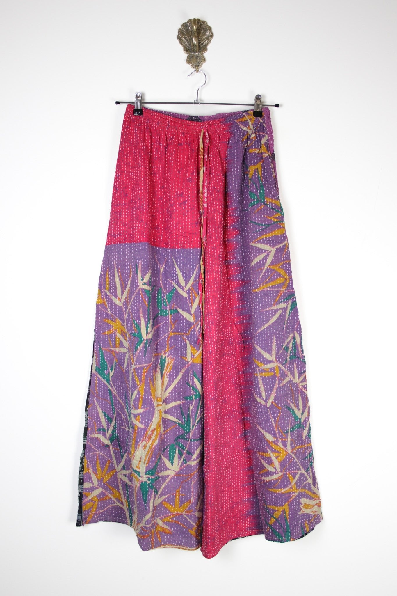 Kantha Palazzo Pants M (16467) PalazzoPantsMRenewVintage164671 Renew Bohemian Pty Ltd
