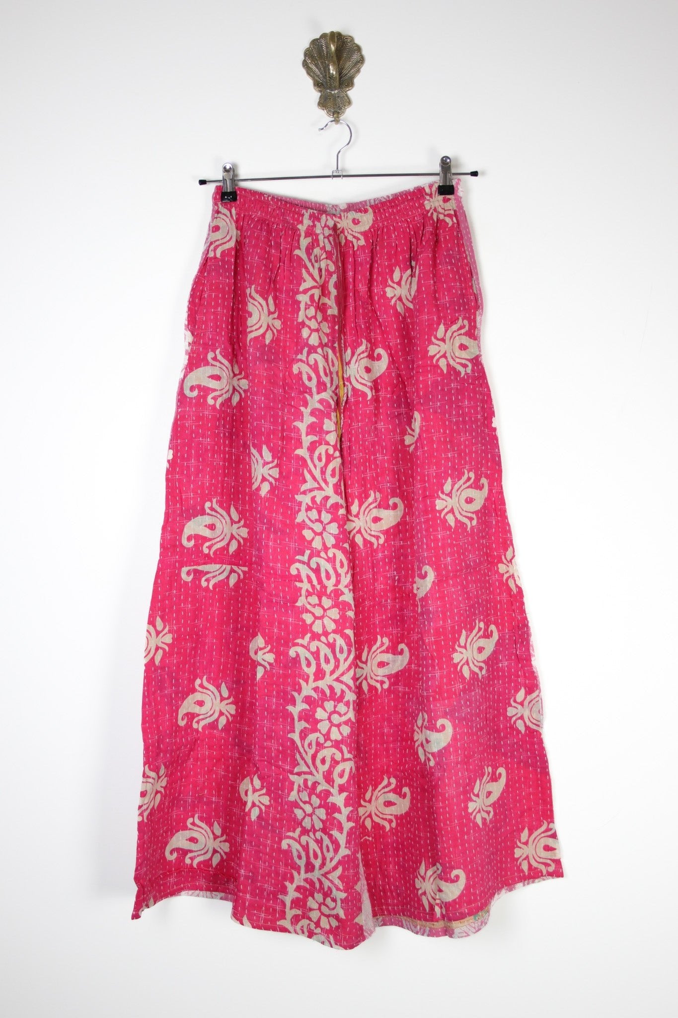 Kantha Palazzo Pants M (16468) PalazzoPantsMRenewVintage164681 Renew Bohemian Pty Ltd