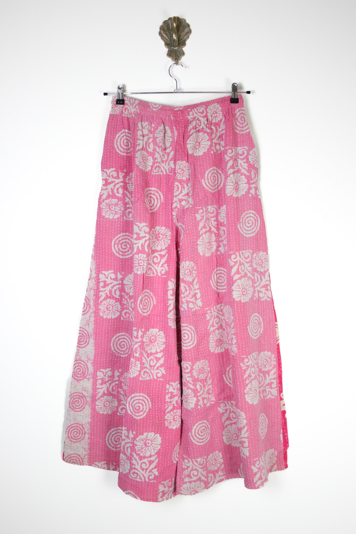 Kantha Palazzo Pants M (16468) PalazzoPantsMRenewVintage164682 Renew Bohemian Pty Ltd