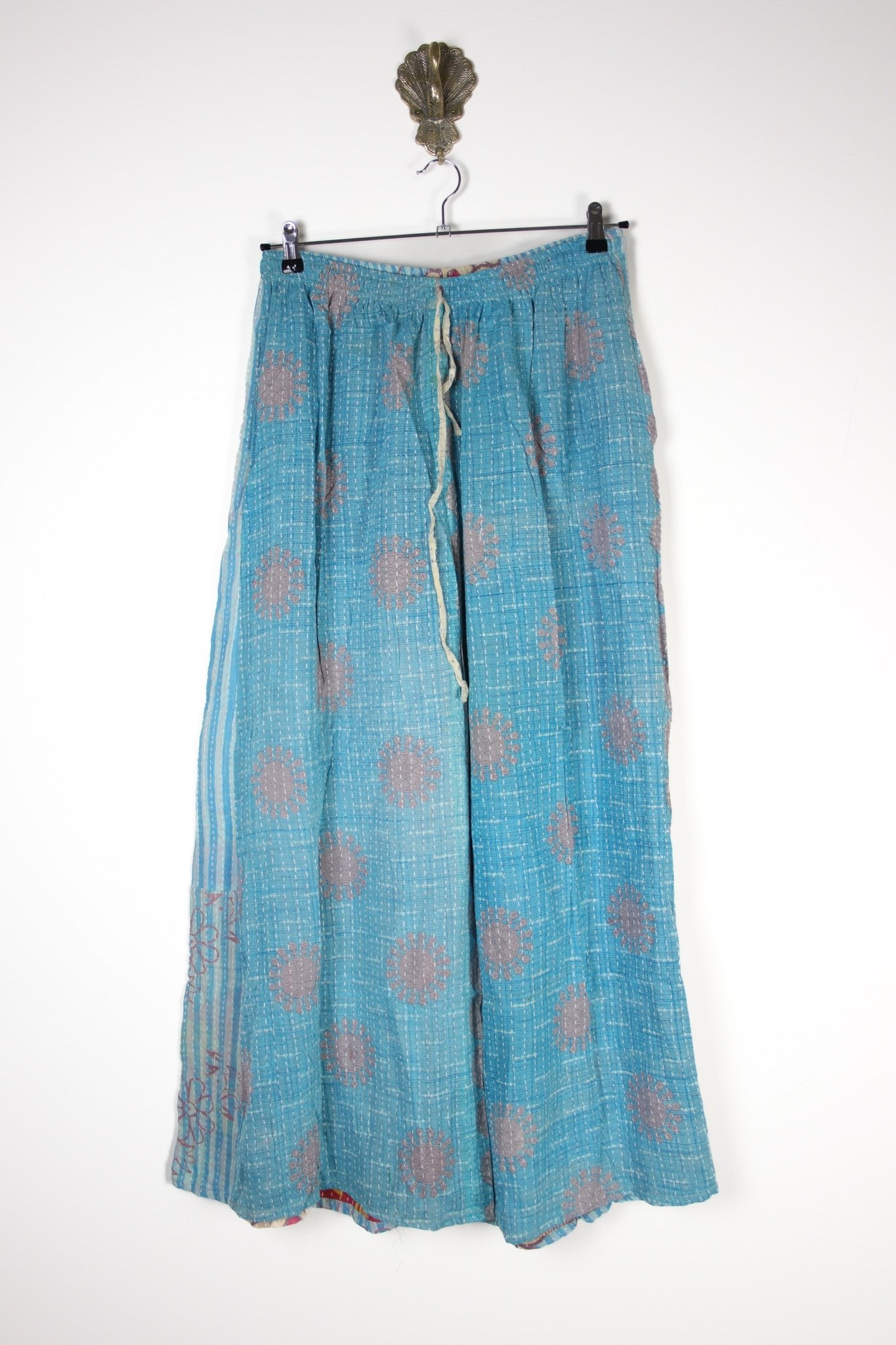 Kantha Palazzo Pants XL (16444) PalazzoPantsXLRenewVintage164441 Renew Bohemian Pty Ltd