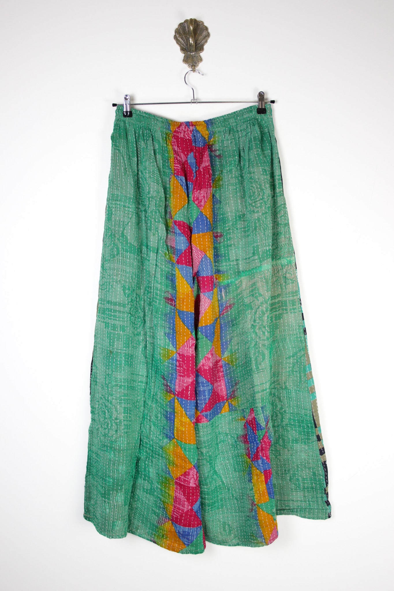 Kantha Palazzo Pants XL (16446) PalazzoPantsXLRenewVintage164462 Renew Bohemian Pty Ltd
