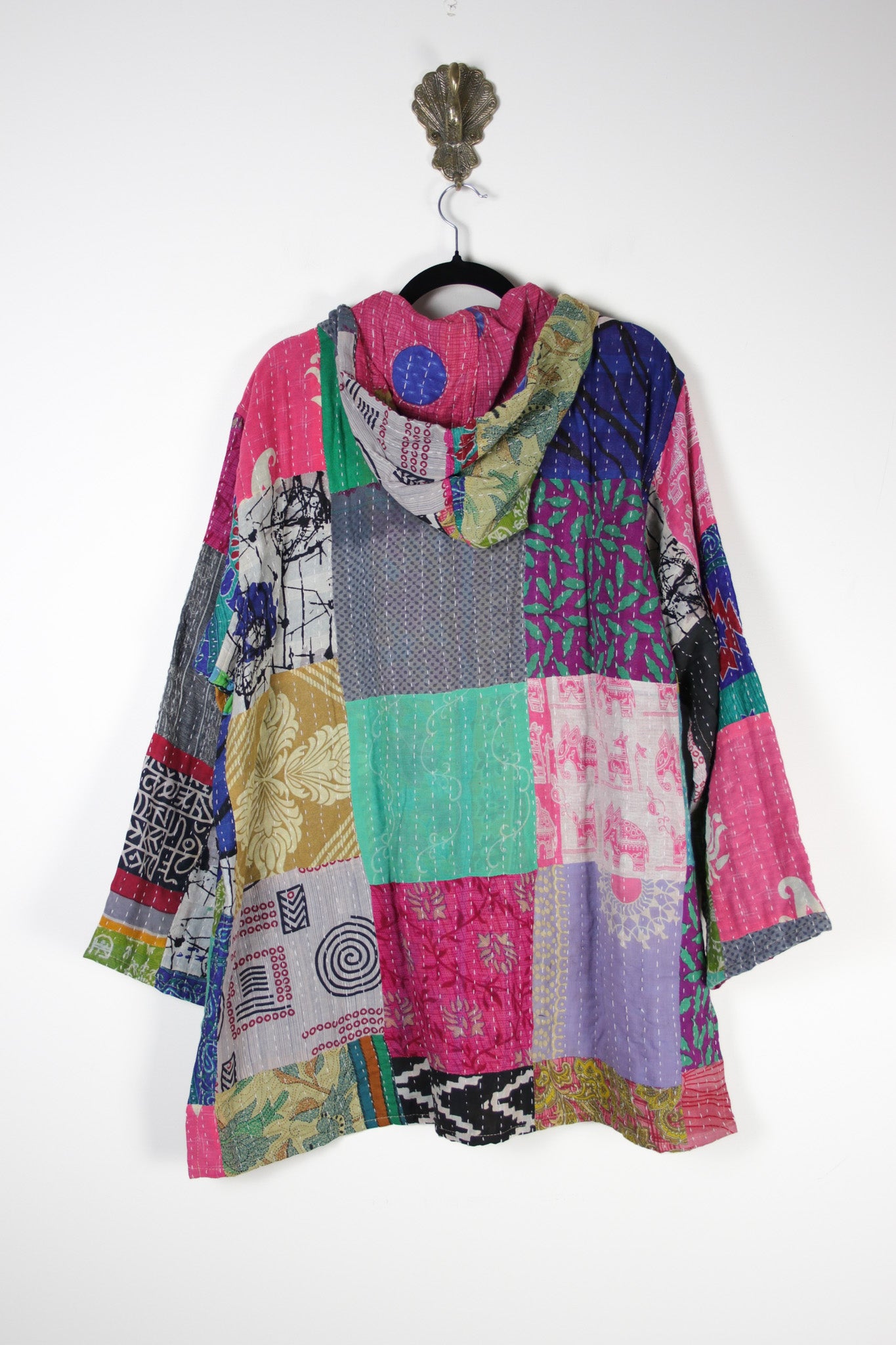 Patchwork Homebody Hoodie 2XL (20164) PatchworkHomebodyHoodie2XLRenewBohemian201642 Renew Bohemian Pty Ltd