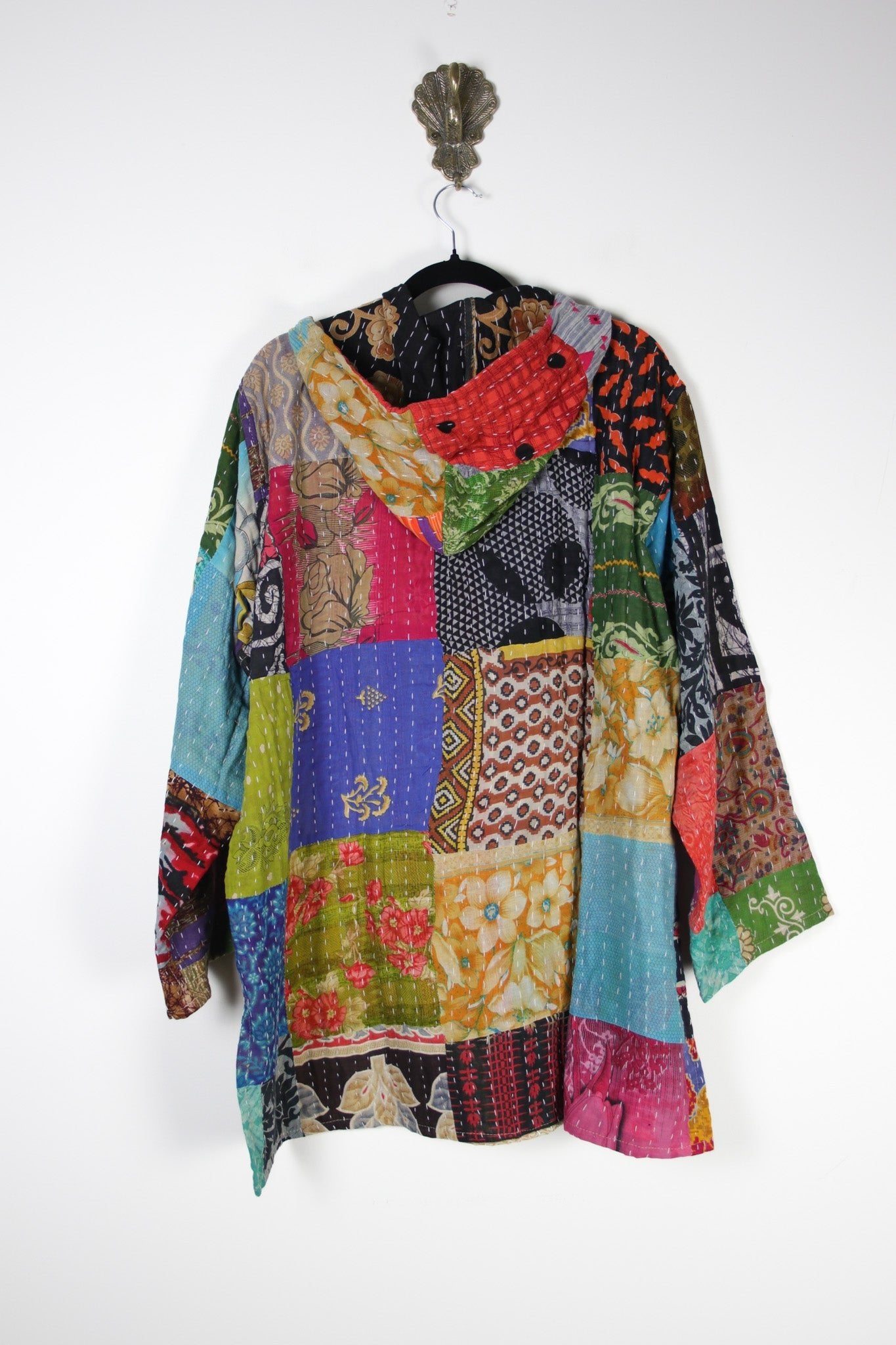 Patchwork Homebody Hoodie 2XL (20165) PatchworkHomebodyHoodie2XLRenewBohemian201652 Renew Bohemian Pty Ltd