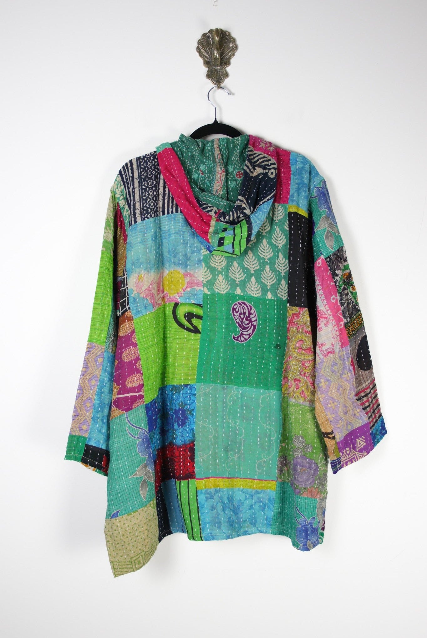 Patchwork Homebody Hoodie 2XL (20166) PatchworkHomebodyHoodie2XLRenewBohemian201662 Renew Bohemian Pty Ltd