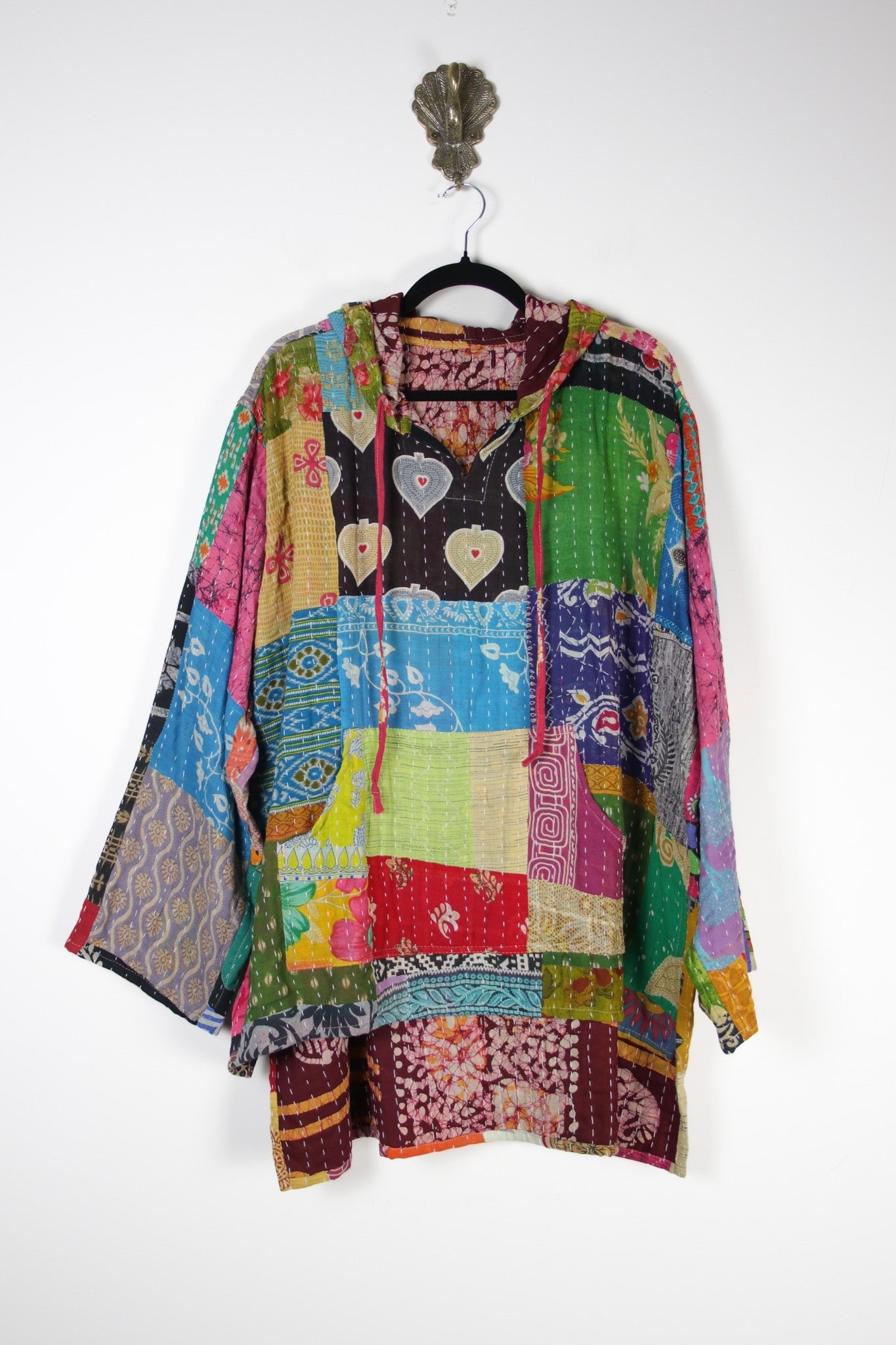 Patchwork Homebody Hoodie 3XL (20179) PatchworkHomebodyHoodie3XLRenewBohemian201791 Renew Bohemian Pty Ltd
