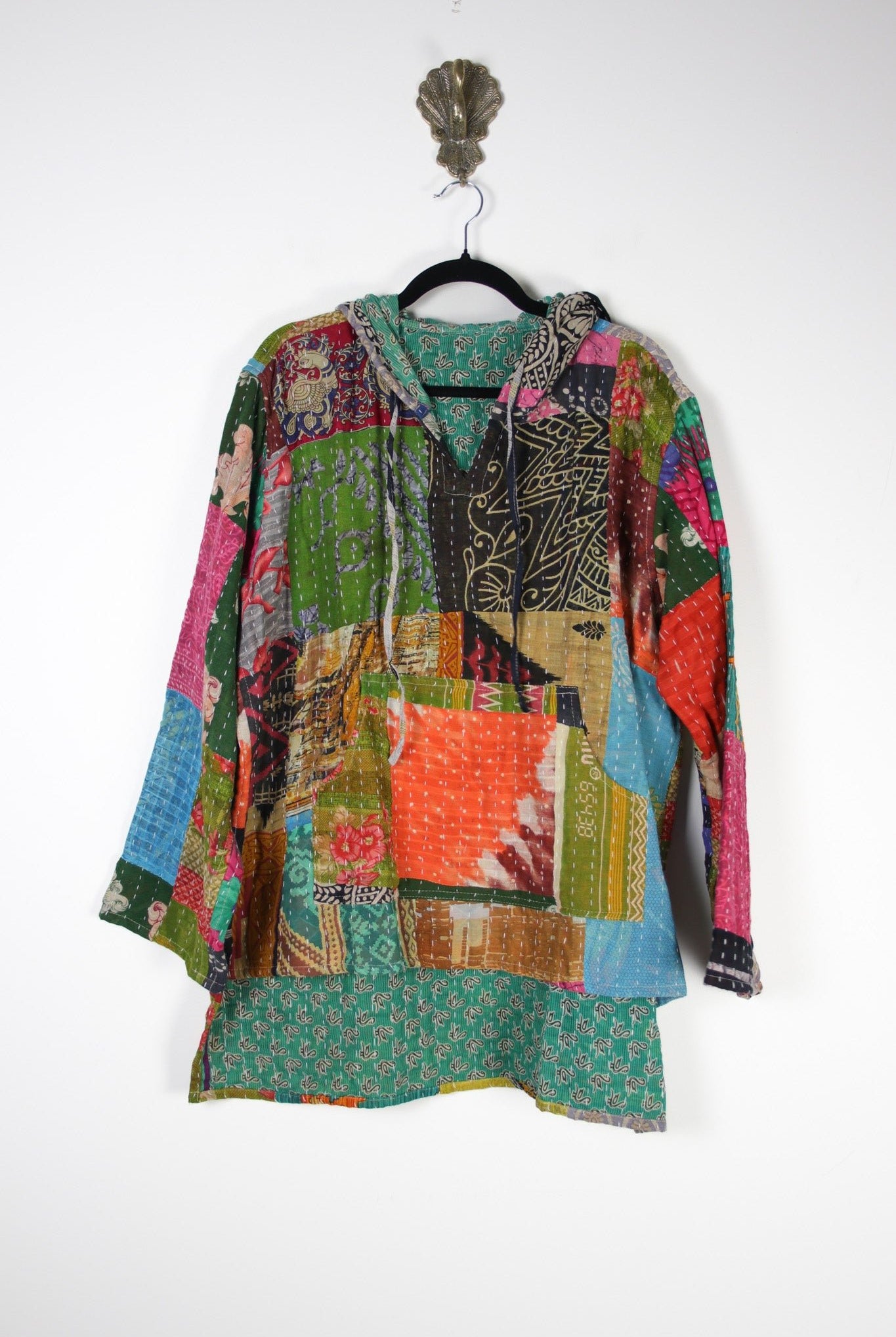 Patchwork Homebody Hoodie L (20134) PatchworkHomebodyHoodieLRenewBohemian201341 Renew Bohemian Pty Ltd