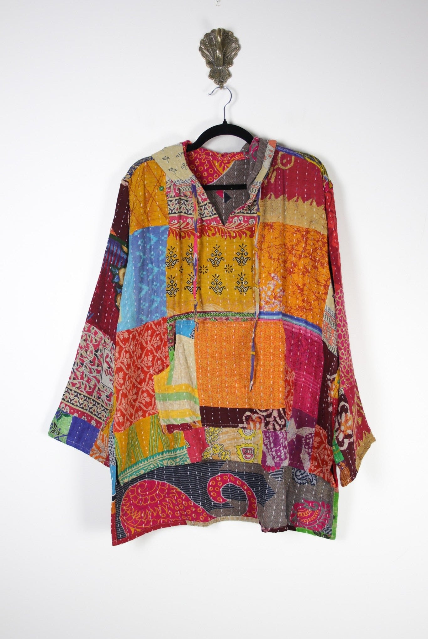 Patchwork Homebody Hoodie L (20135) PatchworkHomebodyHoodieLRenewBohemian201351 Renew Bohemian Pty Ltd