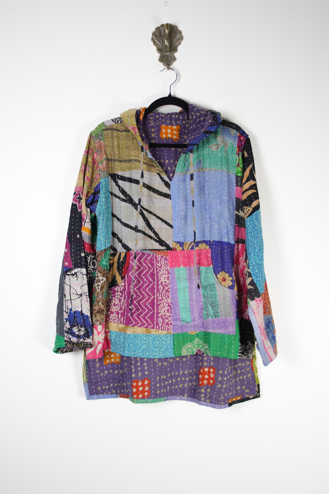 Patchwork Homebody Hoodie S (20104) PatchworkHomebodyHoodieSRenewBohemian201041 Renew Bohemian Pty Ltd