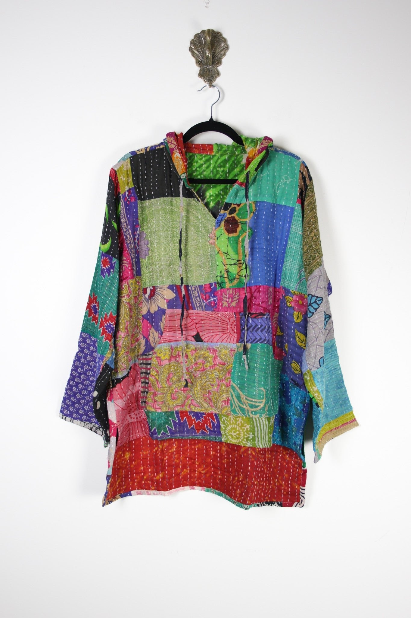 Patchwork Homebody Hoodie S (20107) PatchworkHomebodyHoodieSRenewBohemian201071 Renew Bohemian Pty Ltd