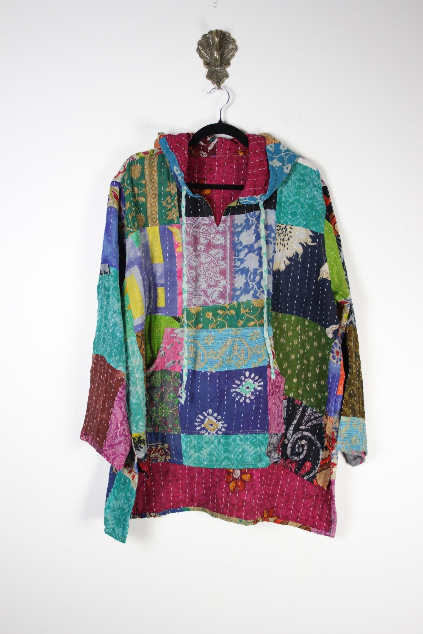 Patchwork Homebody Hoodie XL (20148) PatchworkHomebodyHoodieXLRenewBohemian201481 Renew Bohemian Pty Ltd