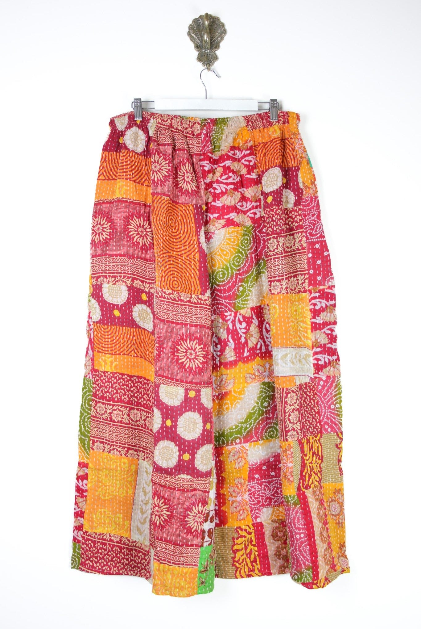 Patchwork Palazzo Pants 2XL (14663) PatchworkPalazzo2XLRenewVintage146632 Renew Bohemian Pty Ltd