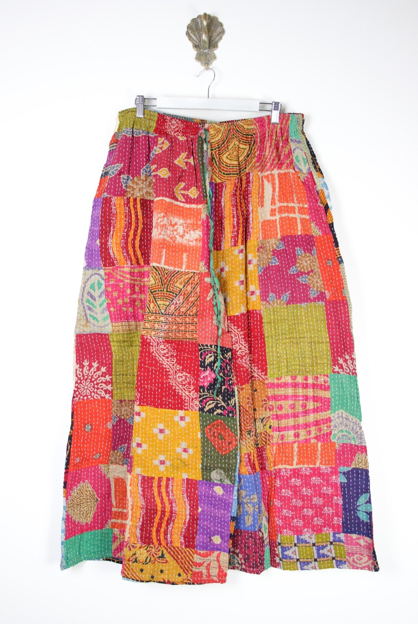 Patchwork Palazzo Pants 2XL (14667) PatchworkPalazzo2XLRenewVintage146671 Renew Bohemian Pty Ltd