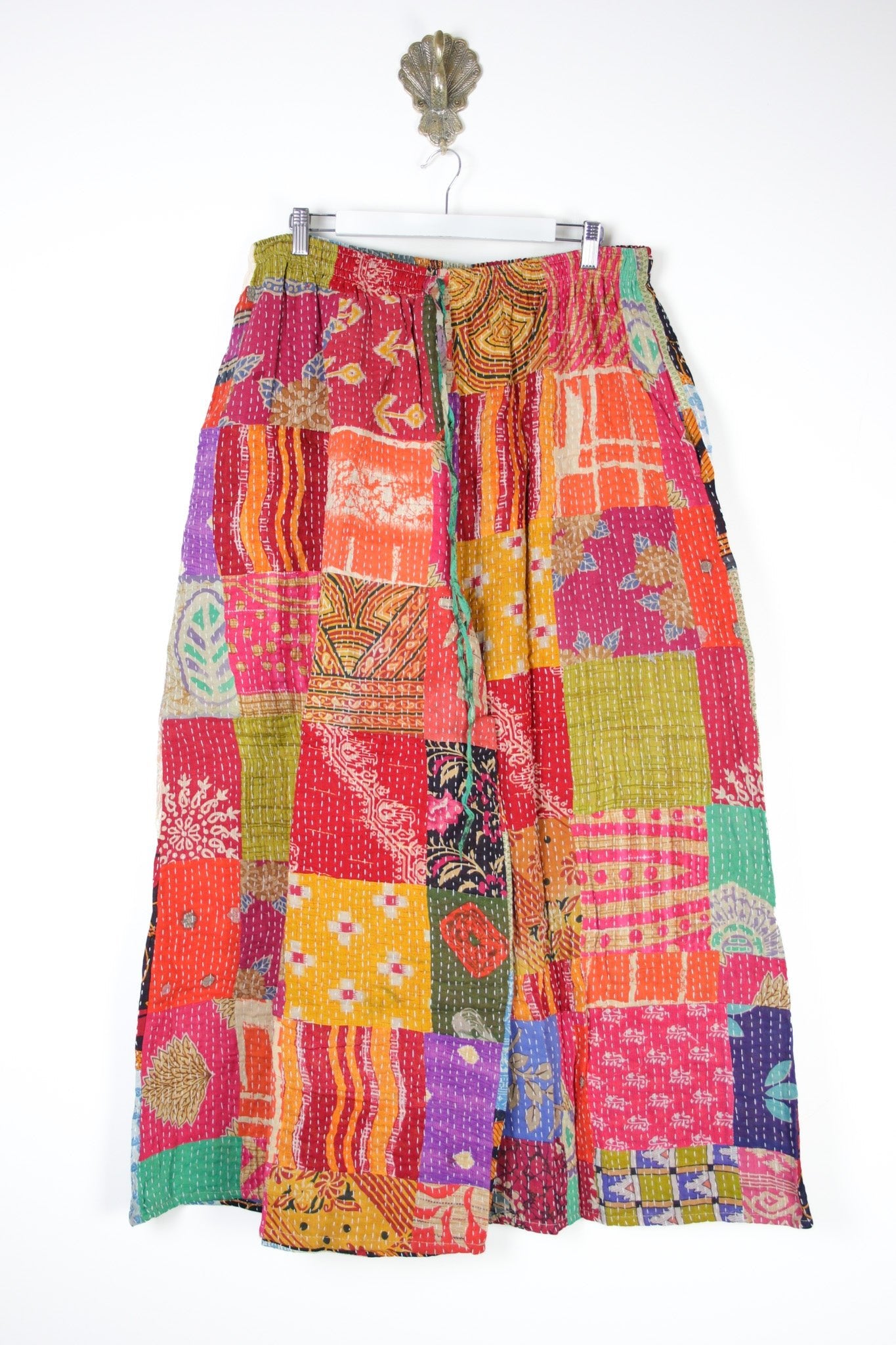 Patchwork Palazzo Pants 2XL (14667) PatchworkPalazzo2XLRenewVintage146671 Renew Bohemian Pty Ltd