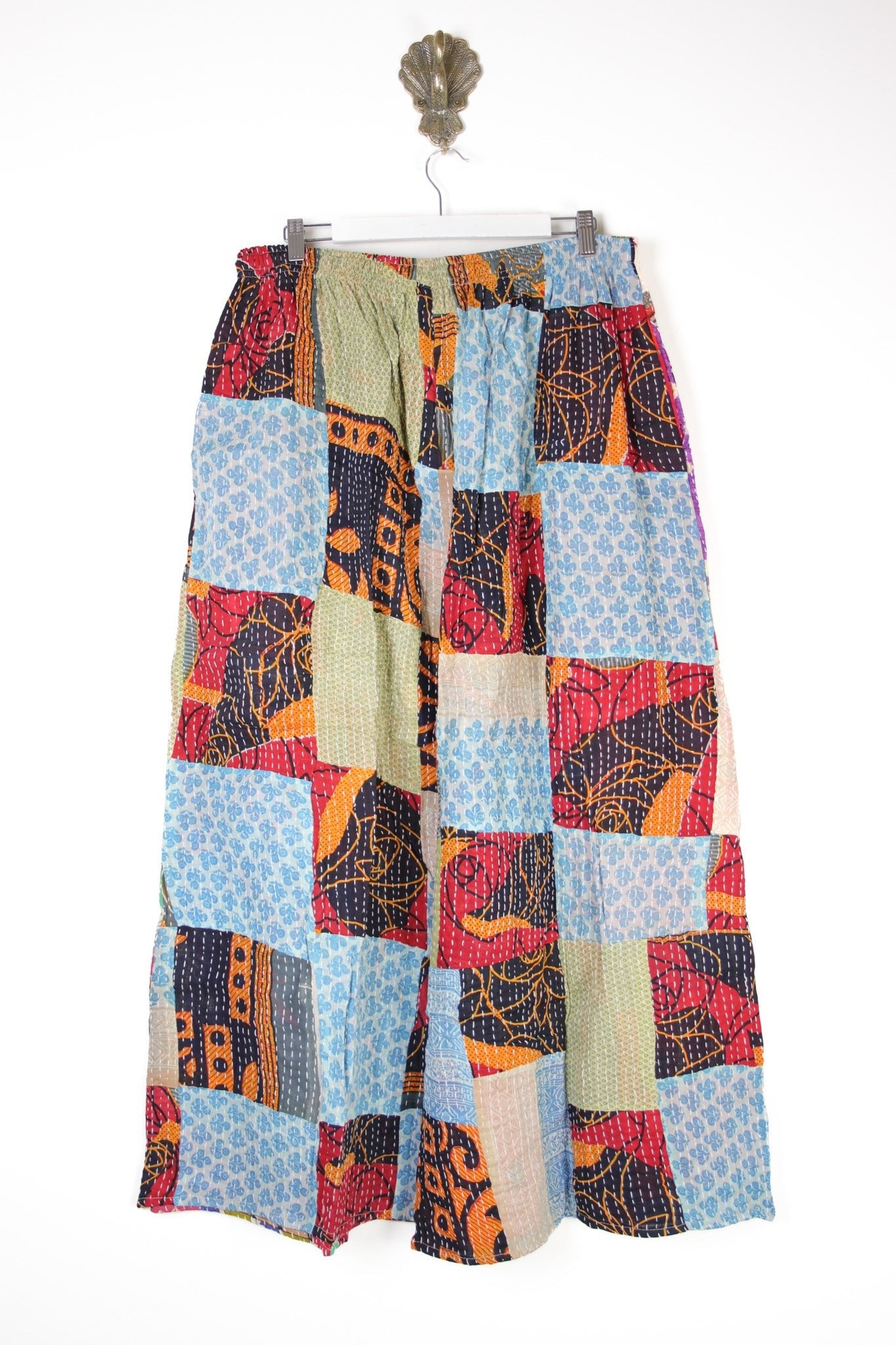 Patchwork Palazzo Pants 2XL (14667) PatchworkPalazzo2XLRenewVintage146672 Renew Bohemian Pty Ltd