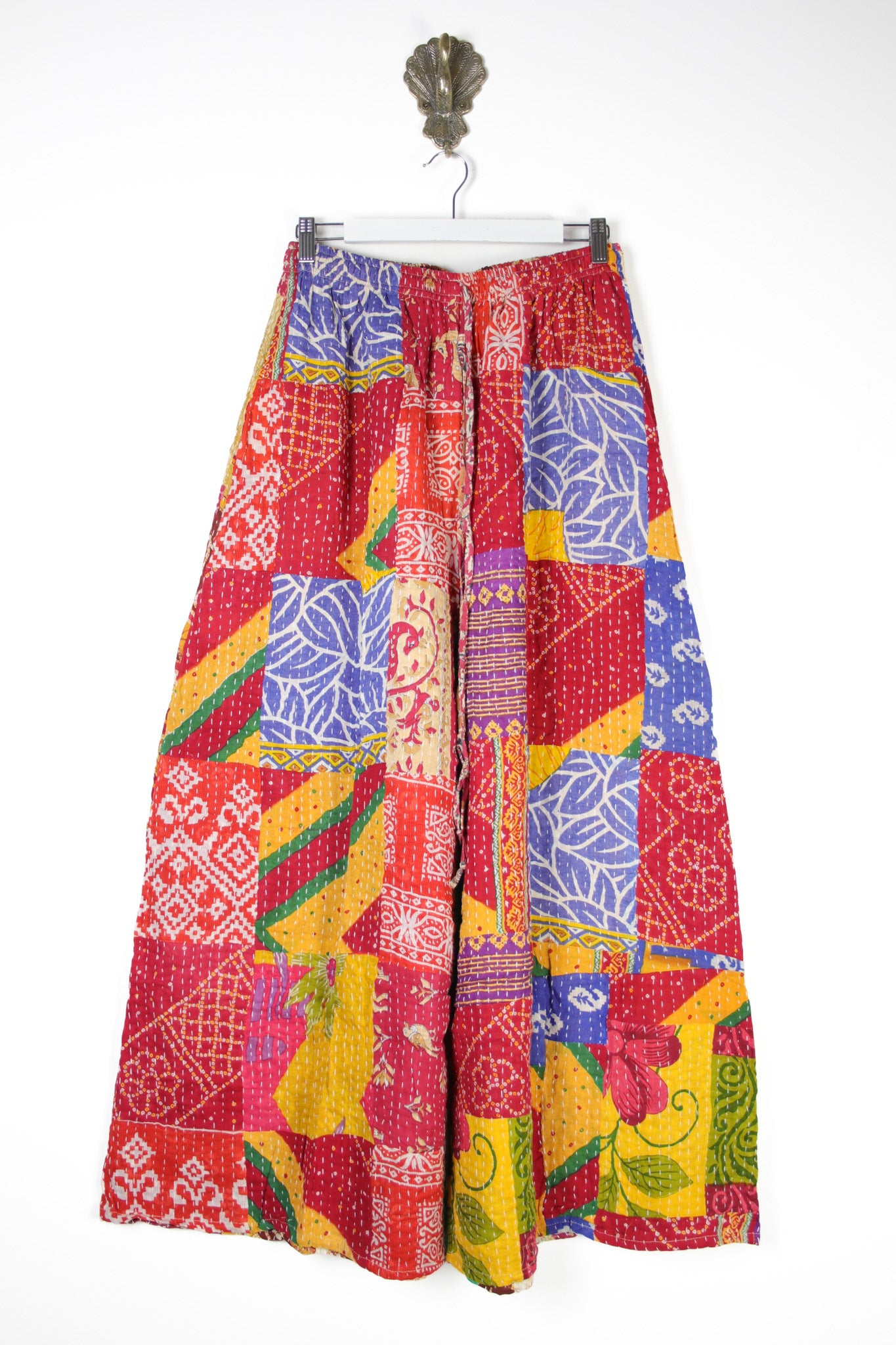 Patchwork Palazzo Pants M (14692)