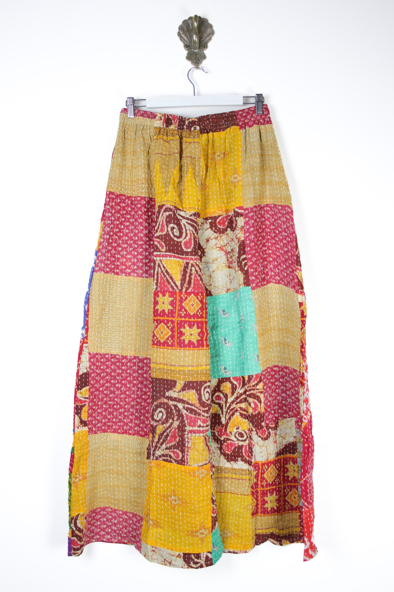 Patchwork Palazzo Pants M (14692)