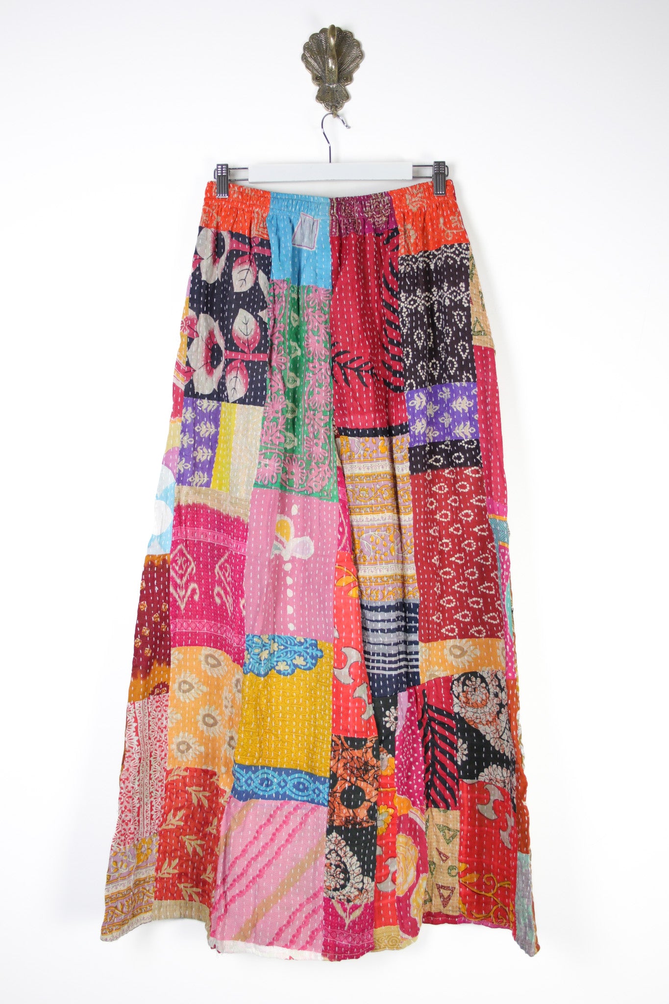 Patchwork Palazzo Pants S (14704)