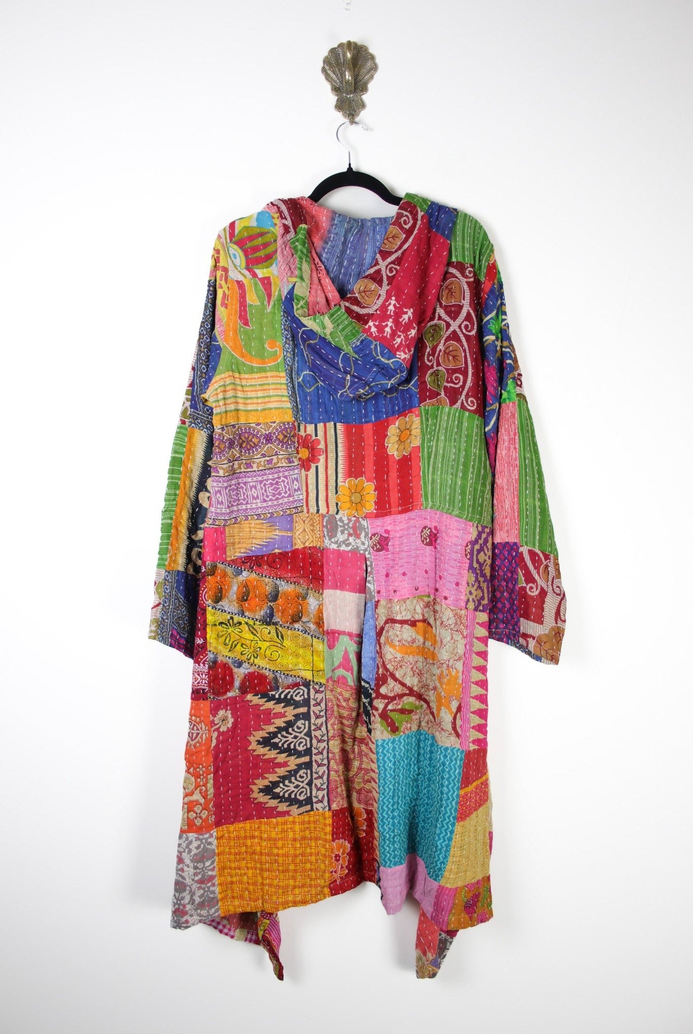 Patchwork Pixie Coat 2XL (18358) PixieCoat2_3XLRenewBohemian183582 Renew Bohemian Pty Ltd